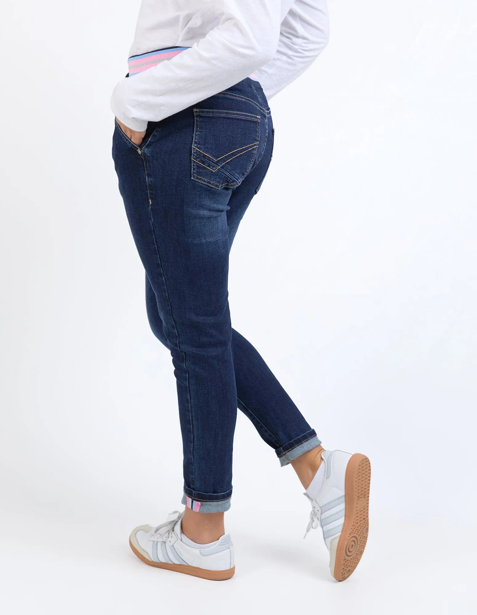 Melody Denim Jogger Indigo sold by Elm Lifestyle product image thumbnail 3