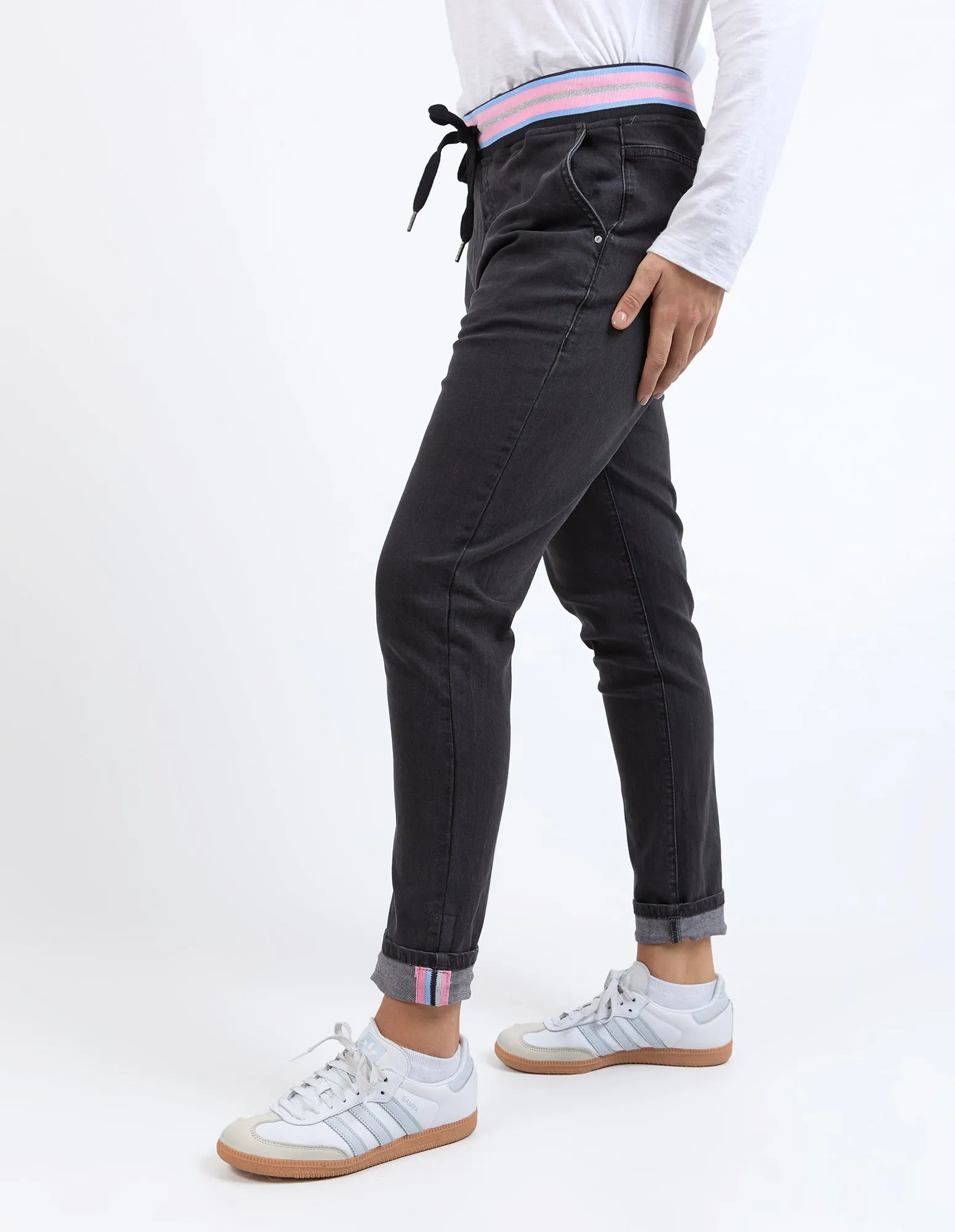 Melody Denim Jogger Washed Black sold by Elm Lifestyle product image thumbnail 4