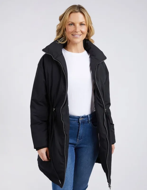 Phoebe Puffer Jacket Black sold by Elm Lifestyle