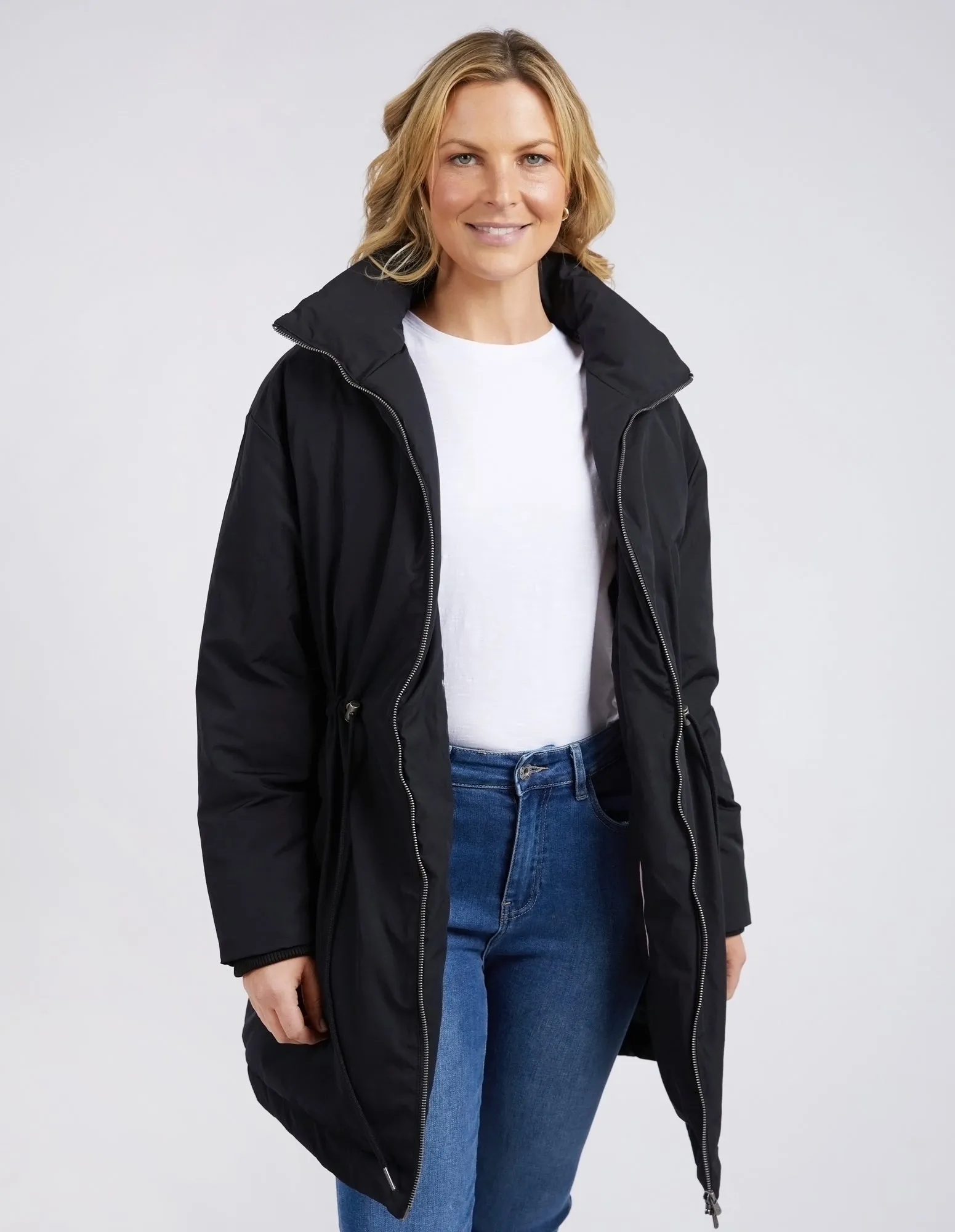 Phoebe Puffer Jacket Black sold by Elm Lifestyle