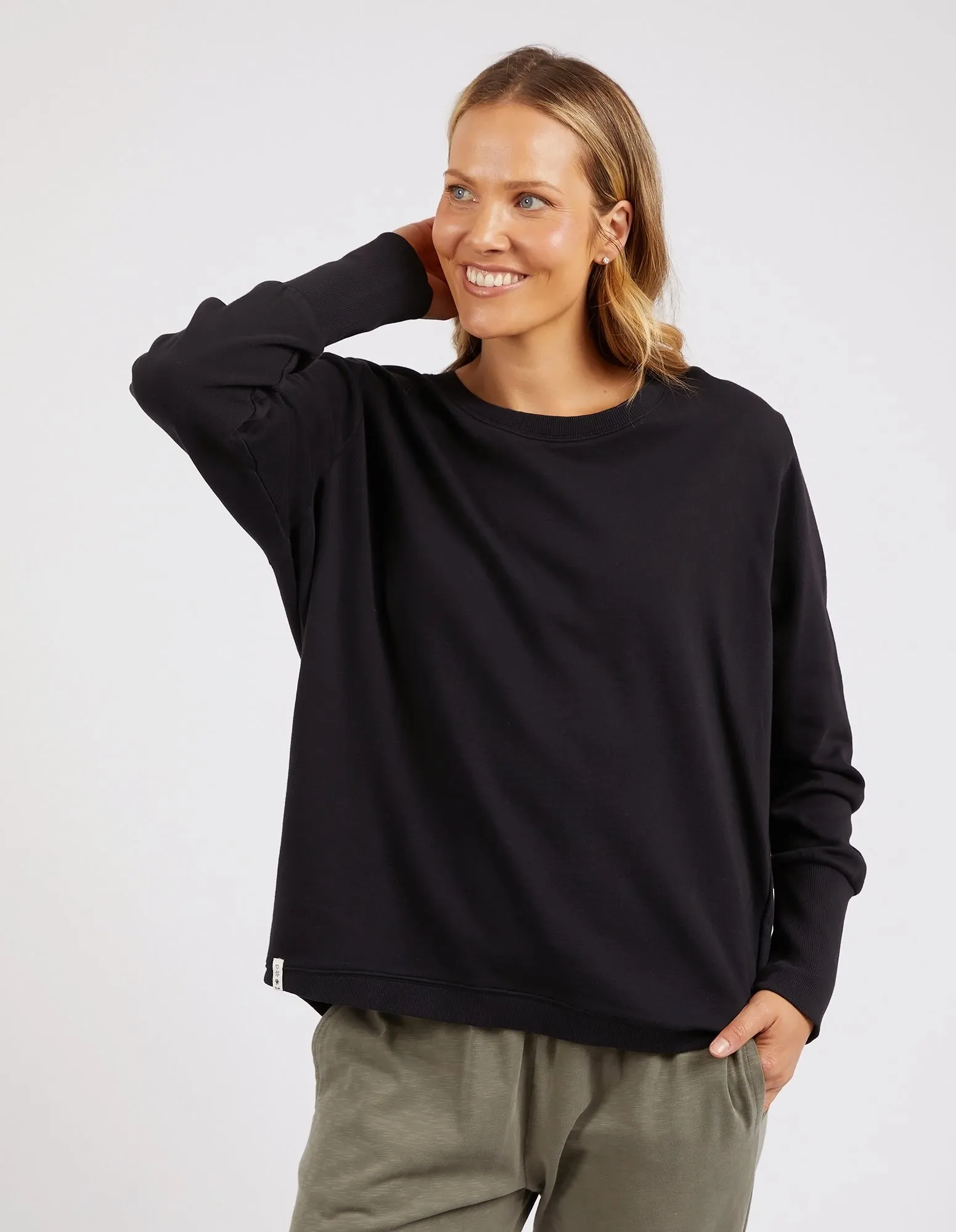 Divine Crew Washed Black sold by Elm Lifestyle