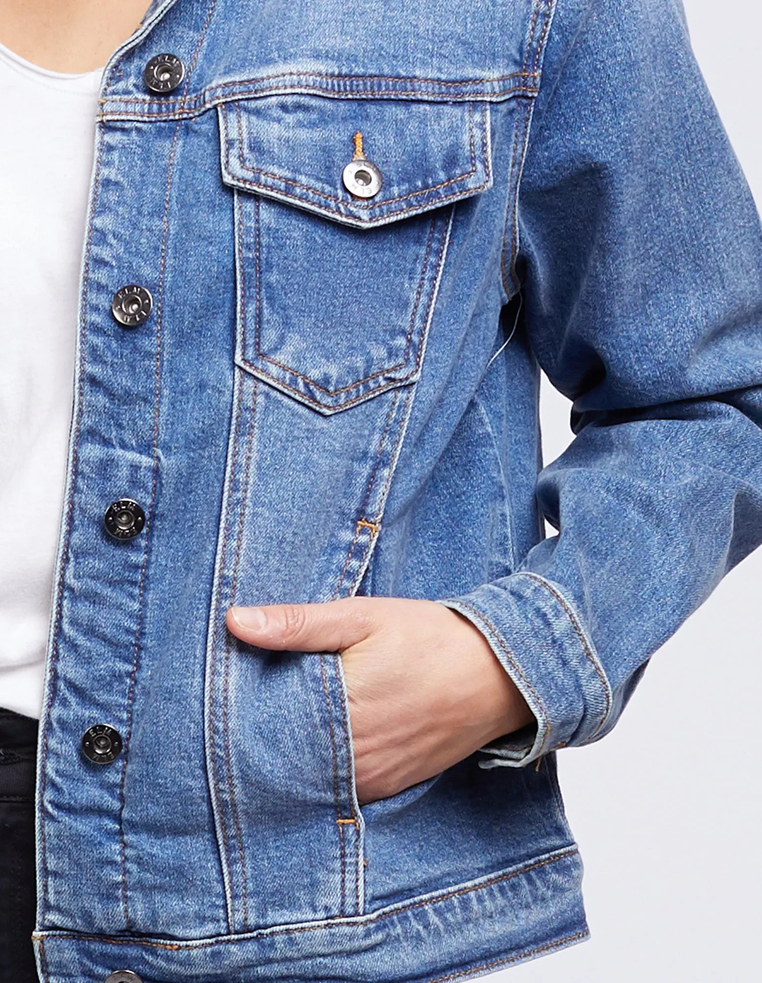Angie Denim Jacket Blue sold by Elm Lifestyle product image thumbnail 5
