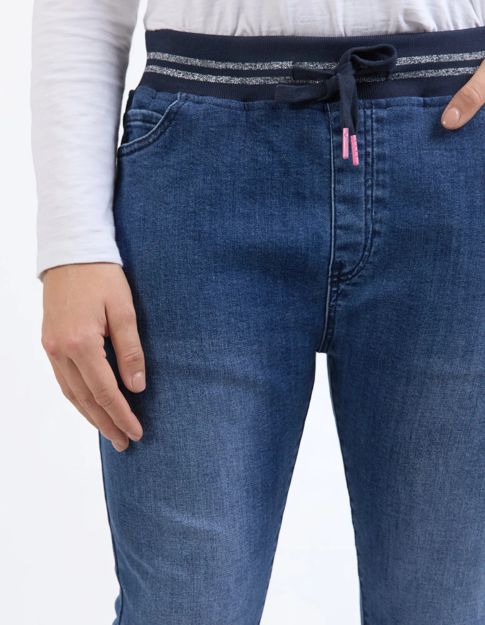 Melody Denim Jogger Dusty Blue sold by Elm Lifestyle product image thumbnail 5