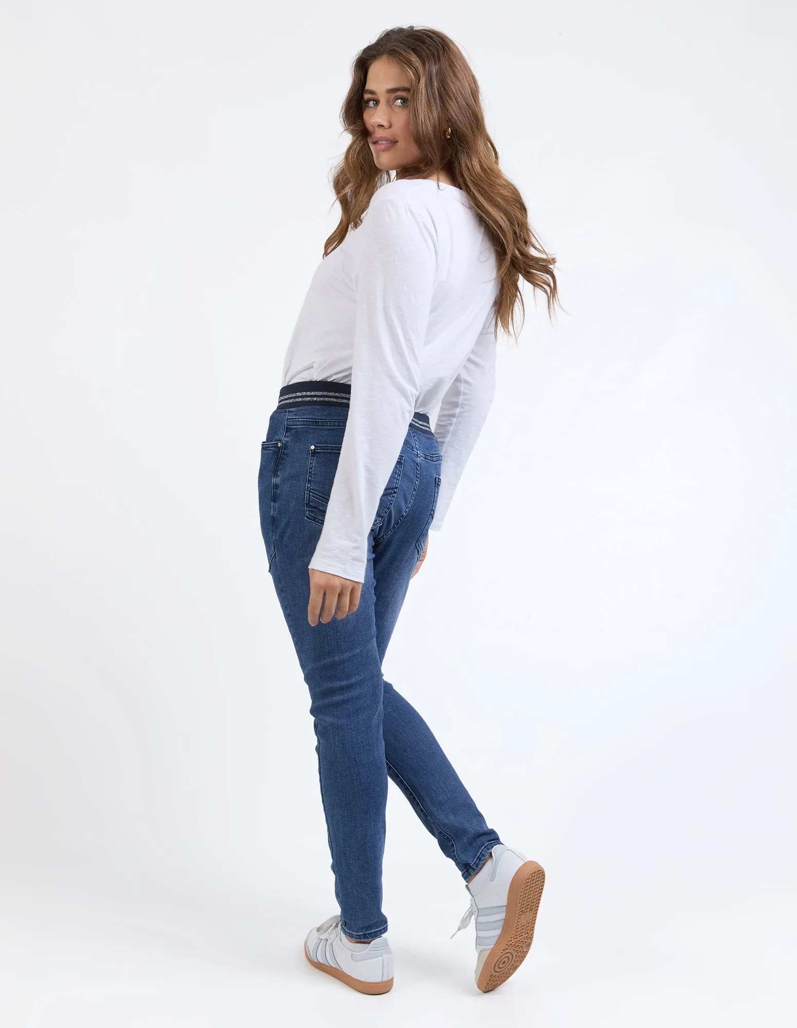 Melody Denim Jogger Dusty Blue sold by Elm Lifestyle product image thumbnail 3