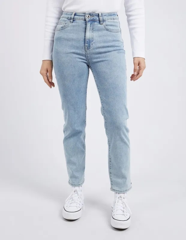Ada Straight Leg Jean Light Blue Wash sold by Elm Lifestyle