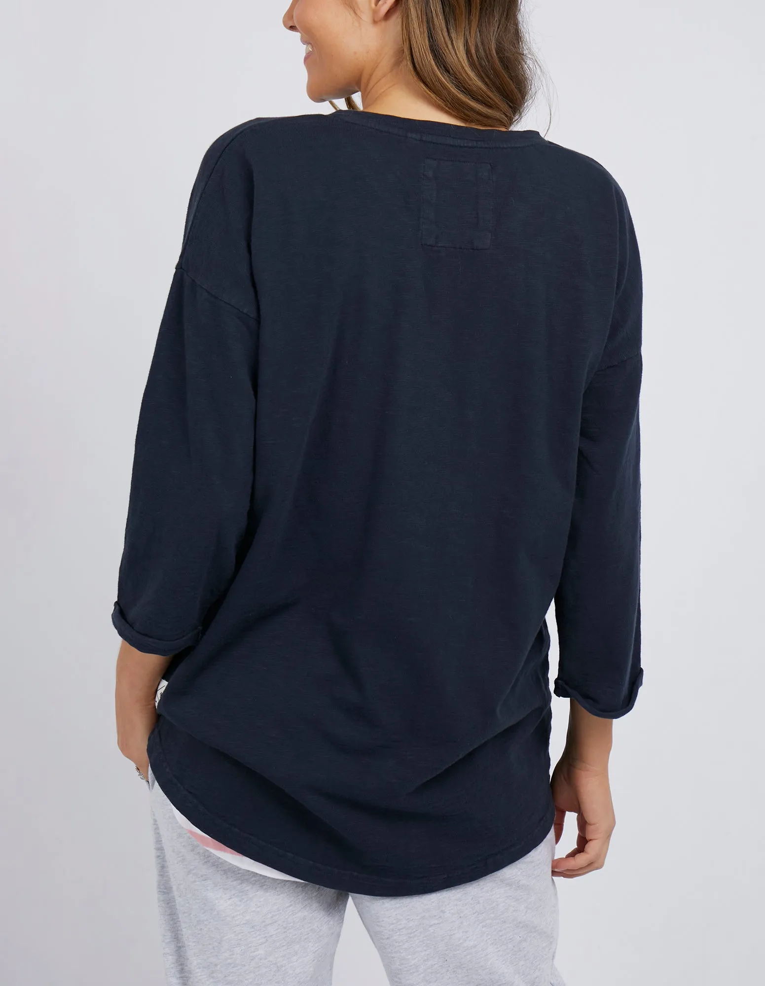 Annie 3/4 Sleeve Tee Navy sold by Elm Lifestyle product image thumbnail 3