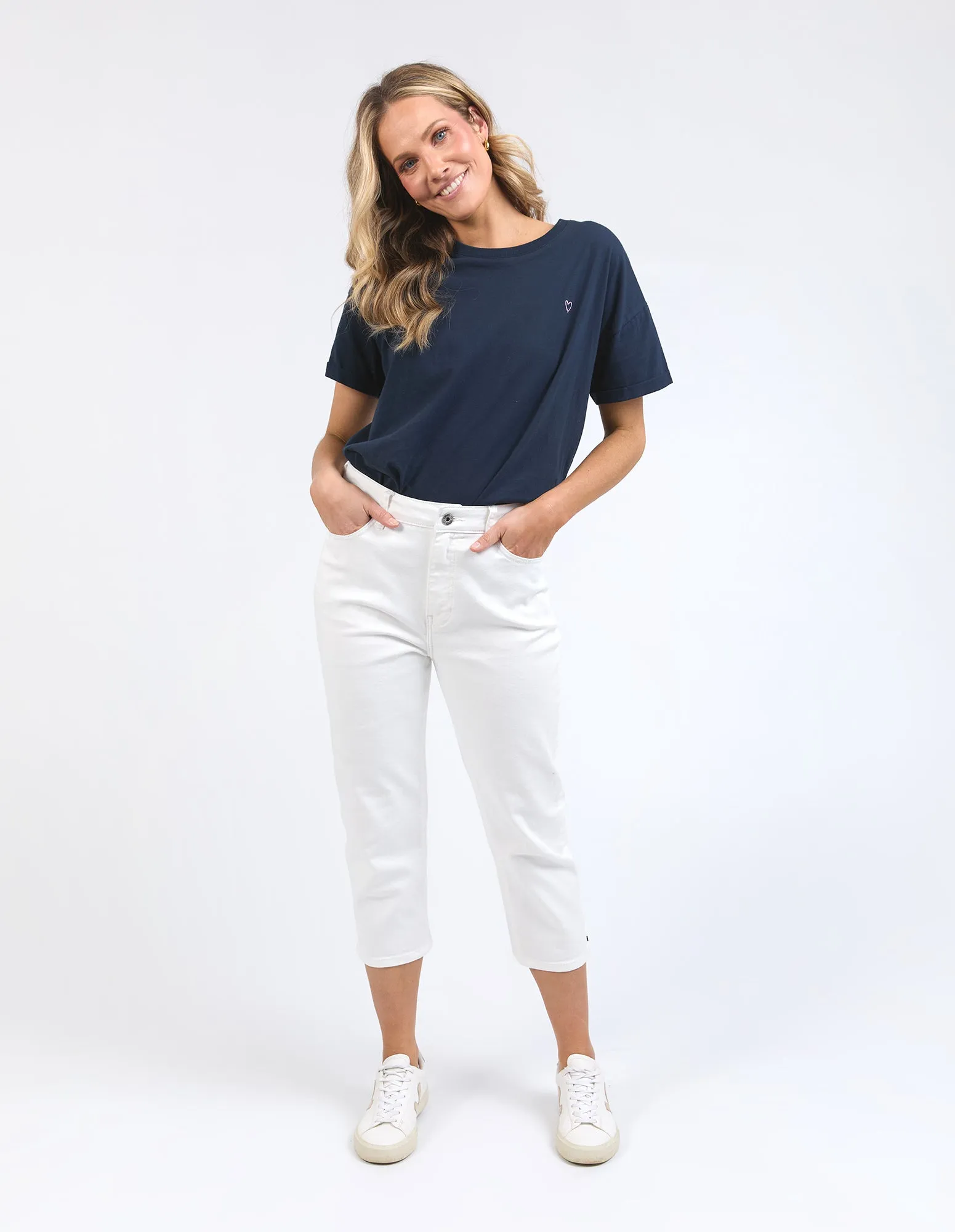 Mollie Capri Pant White sold by Elm Lifestyle product image thumbnail 3