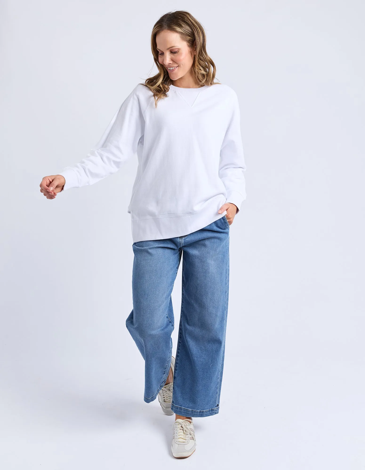 Melbourne Crew White sold by Elm Lifestyle product image thumbnail 2