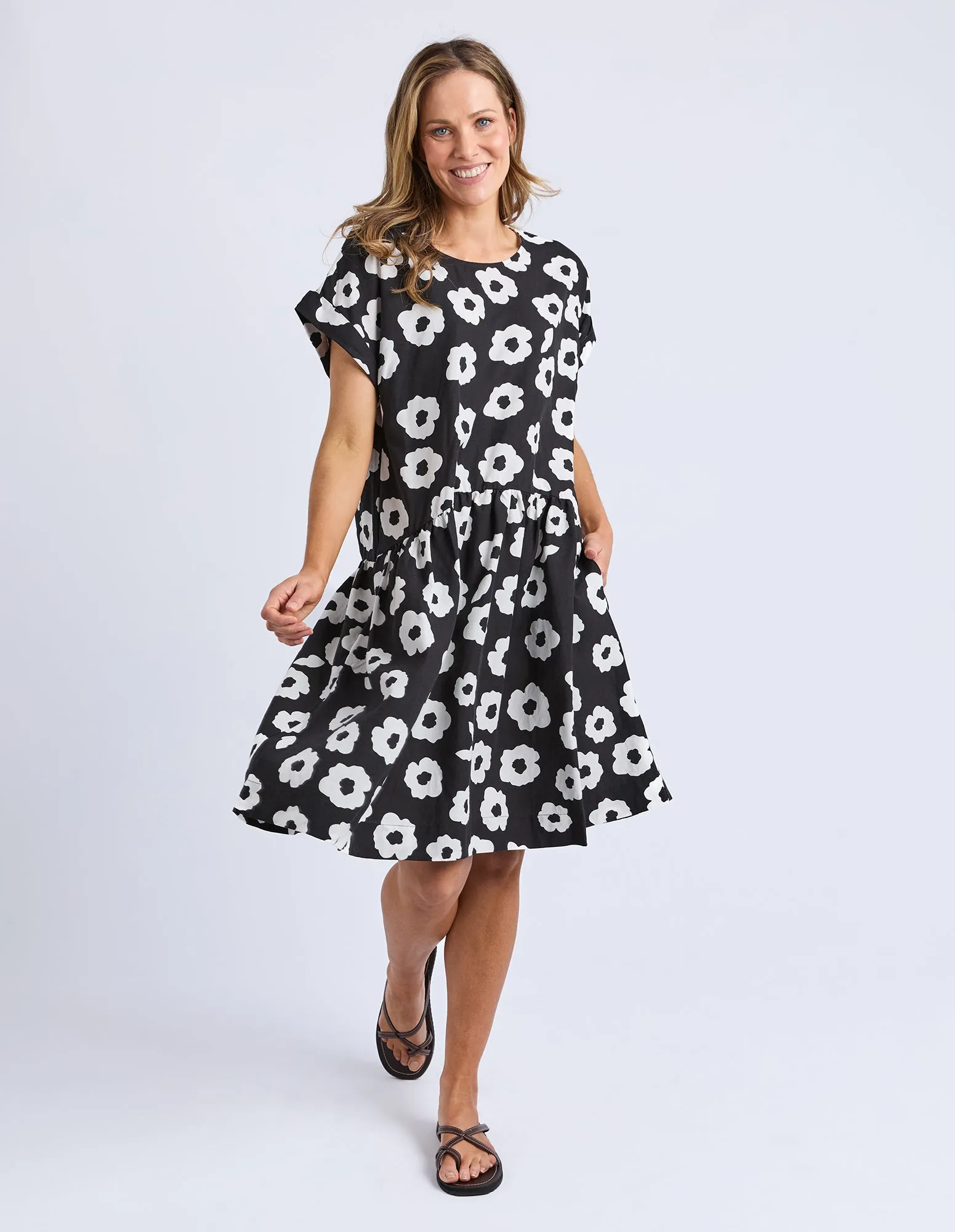 Azalea Mid Dress Navy sold by Elm Lifestyle product image thumbnail 2