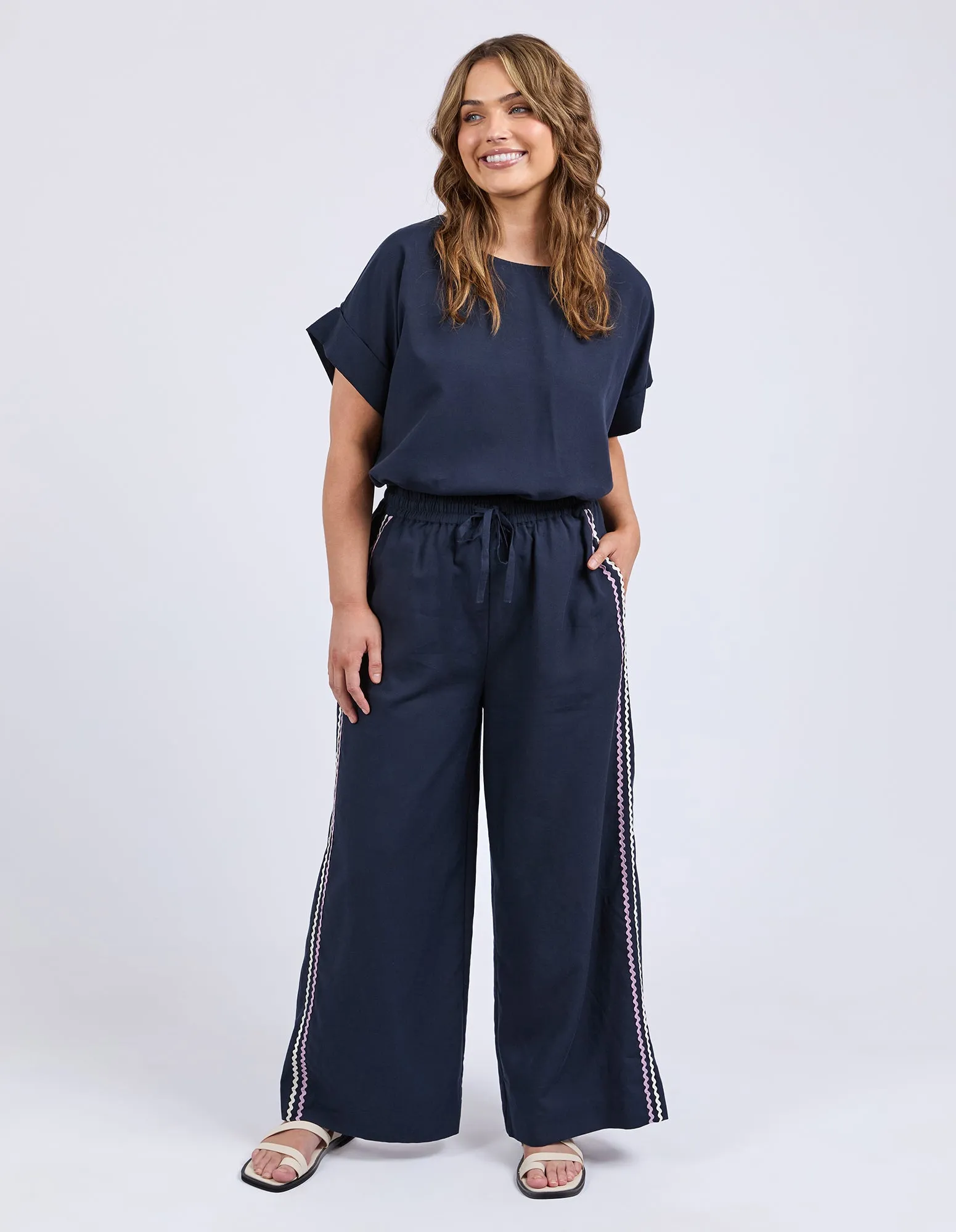 Ric Rac Pant Dark Sapphire sold by Elm Lifestyle product image thumbnail 2