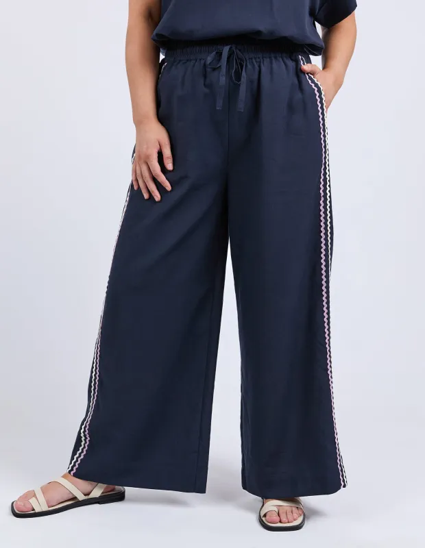 Ric Rac Pant Dark Sapphire sold by Elm Lifestyle