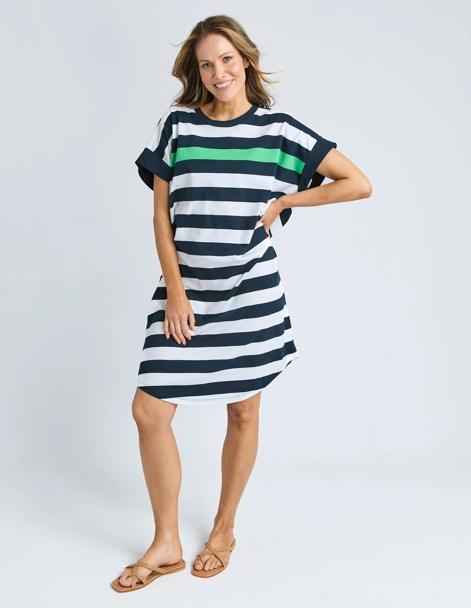 Mckinley Dress Navy And White Stripe sold by Elm Lifestyle product image thumbnail 3