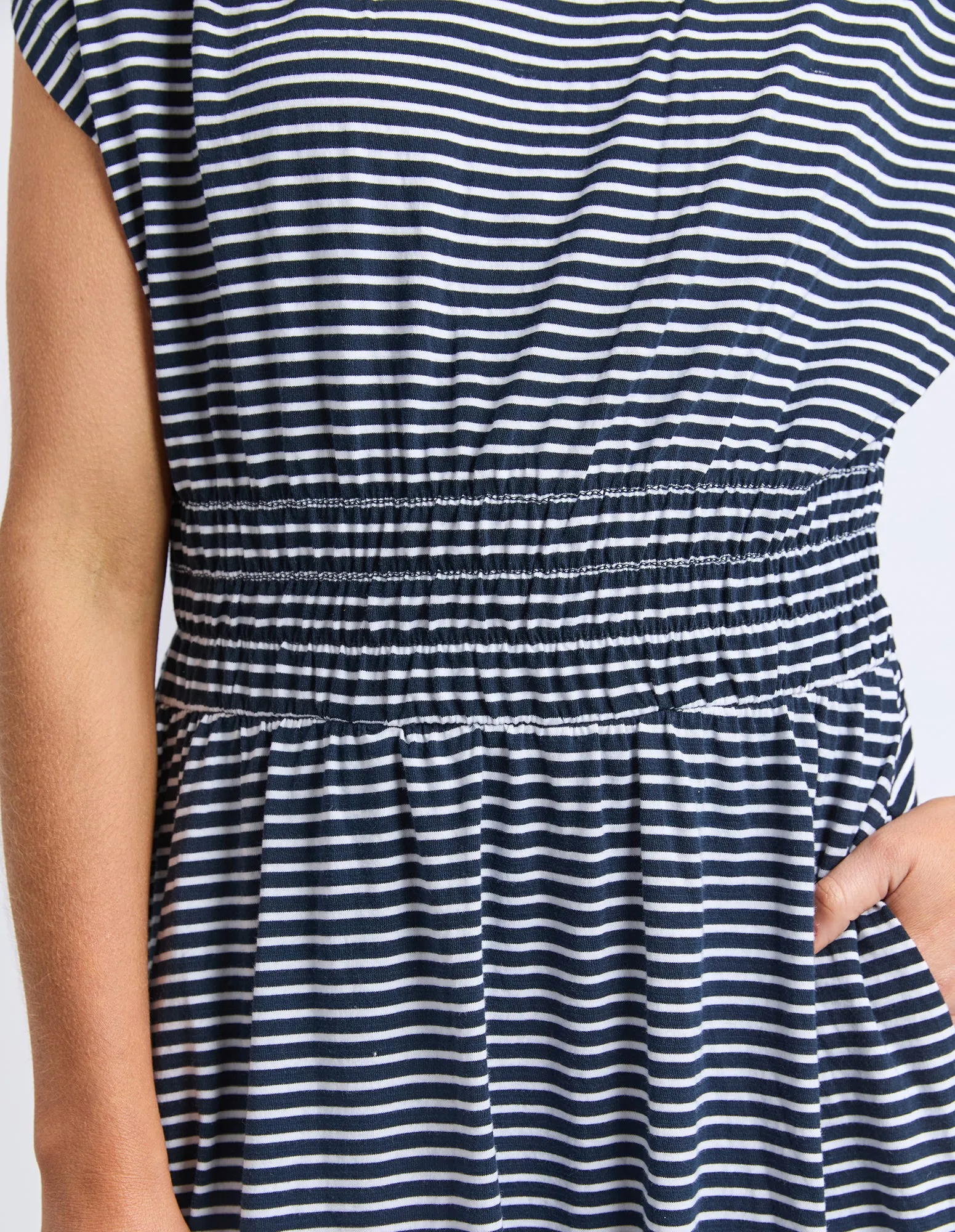 Nelle Dress Navy & White Stripe sold by Elm Lifestyle product image thumbnail 5