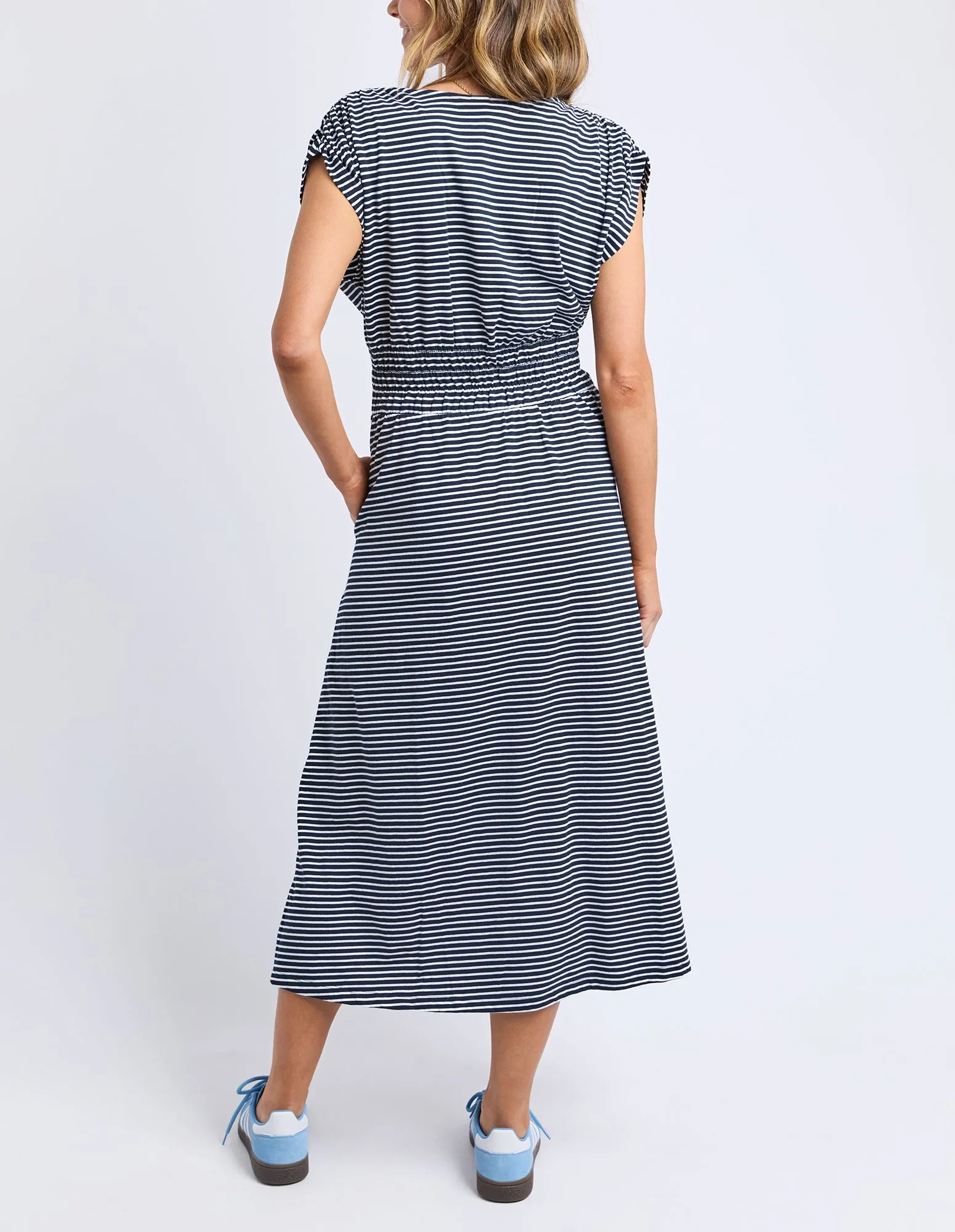 Nelle Dress Navy & White Stripe sold by Elm Lifestyle product image thumbnail 3