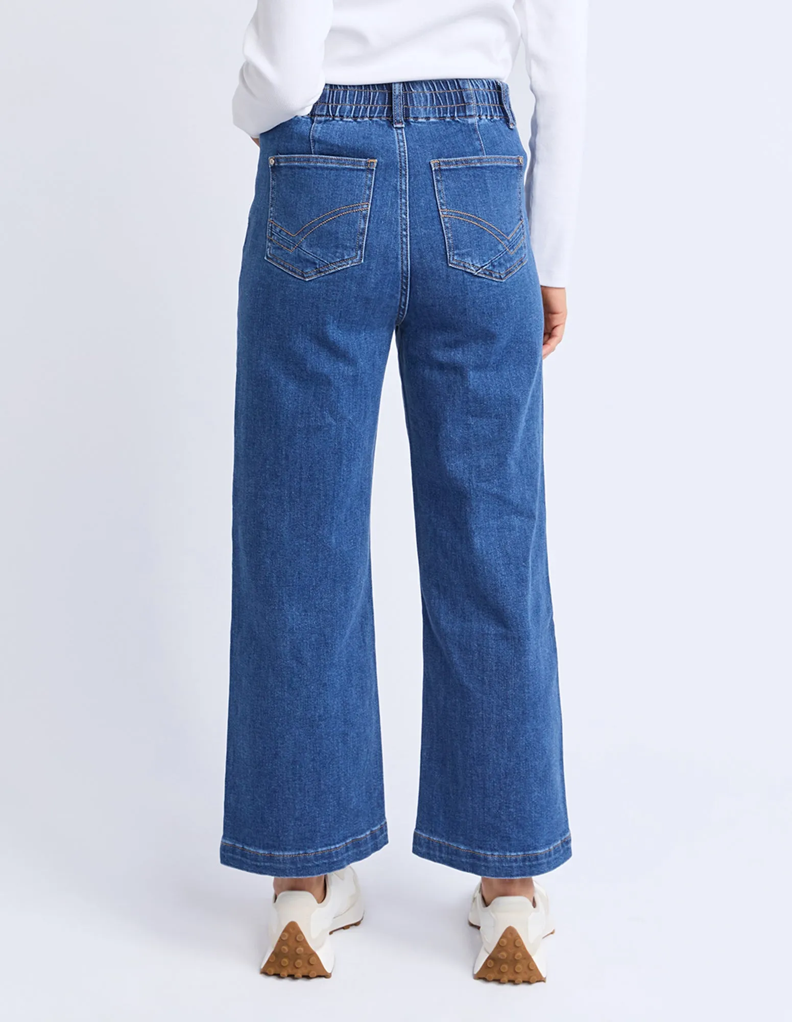 Alyssa Front Pocket Jean Mid Blue Wash sold by Elm Lifestyle product image thumbnail 3
