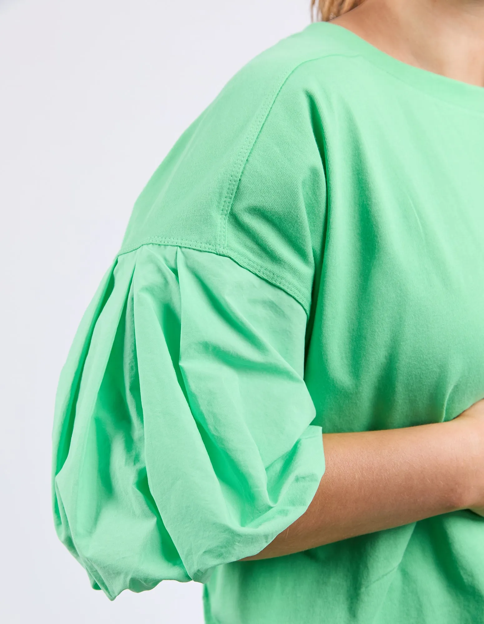 Anna Short Sleeve Top Spring Green sold by Elm Lifestyle product image thumbnail 5