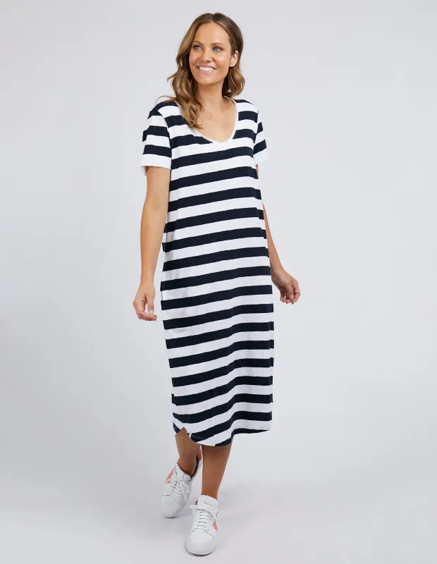 Maeve Dress Navy & White Stripe sold by Elm Lifestyle