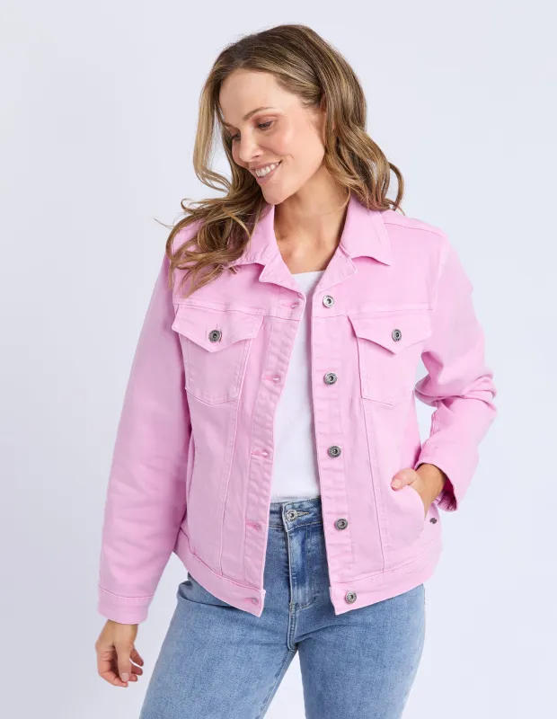 Tilly Denim Jacket Dusk Pink sold by Elm Lifestyle