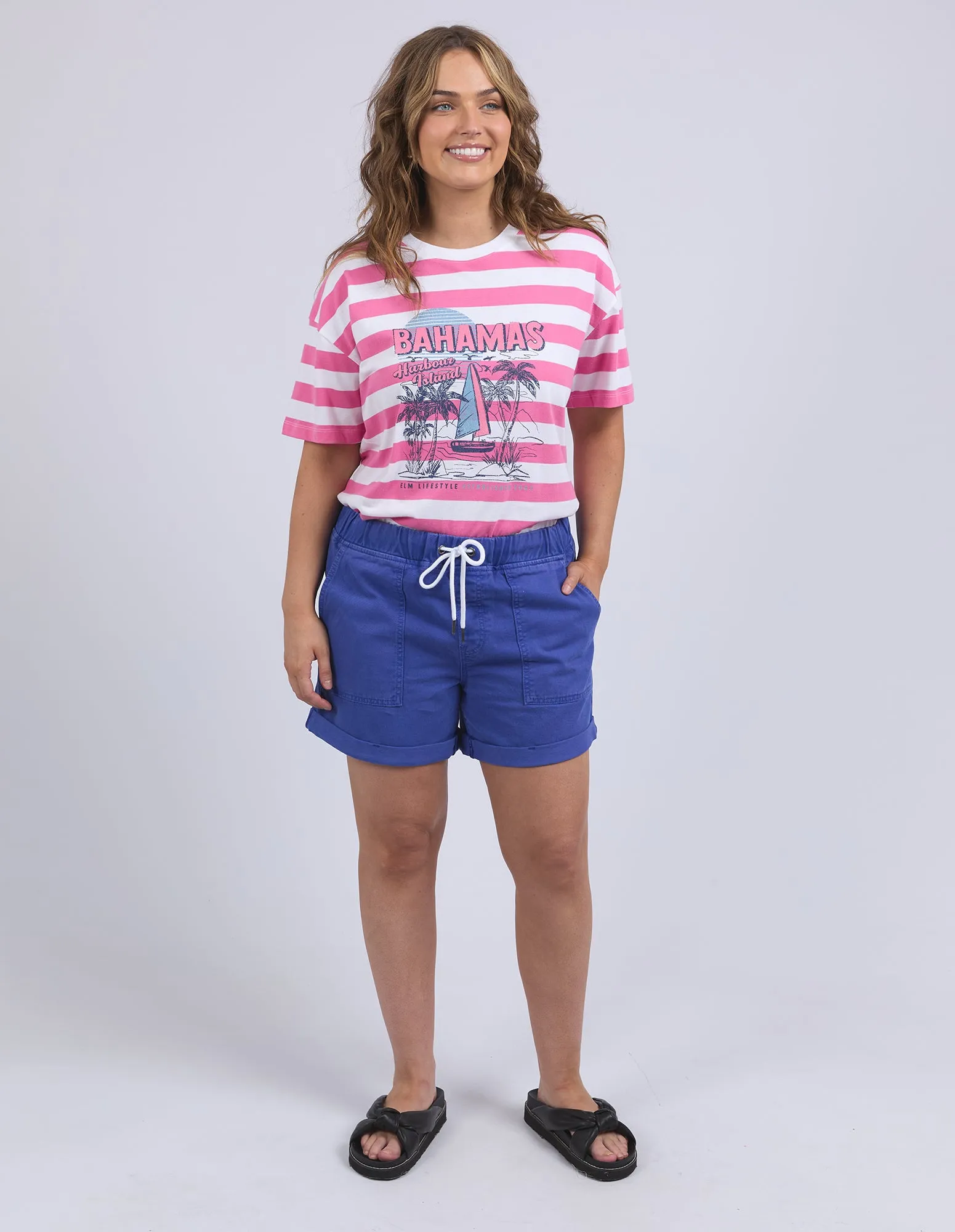 Emma Relaxed Short Ocean Blue sold by Elm Lifestyle product image thumbnail 3