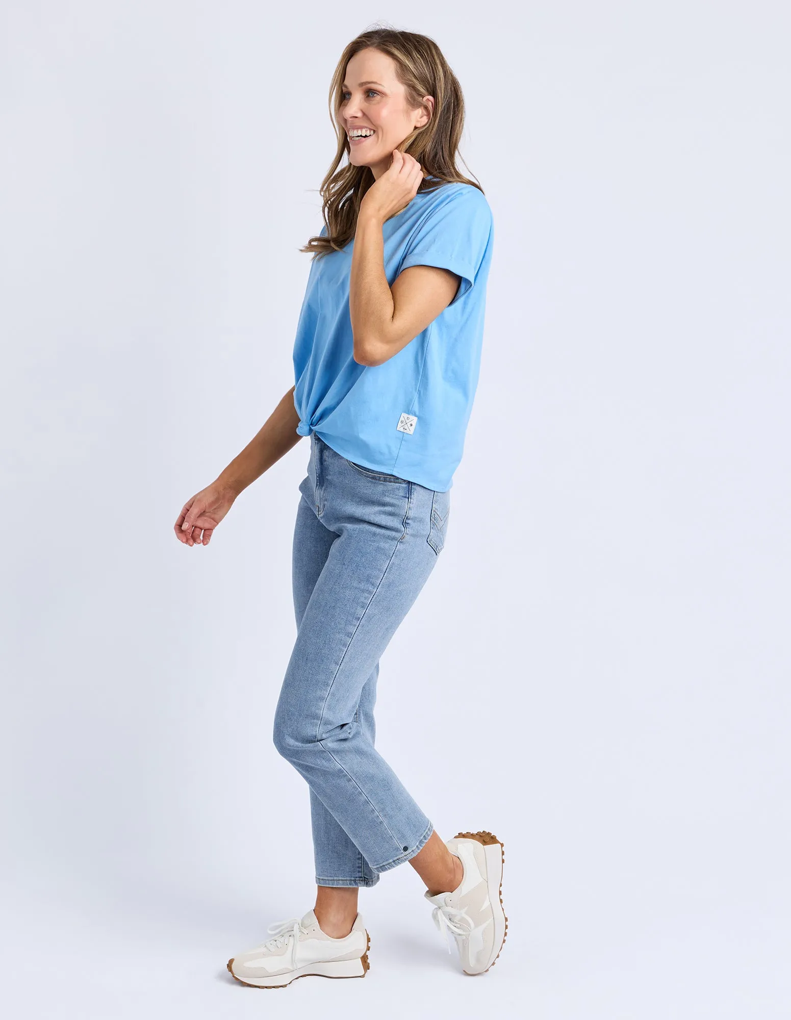 Knot Short Sleeve Tee Azure Blue sold by Elm Lifestyle product image thumbnail 5