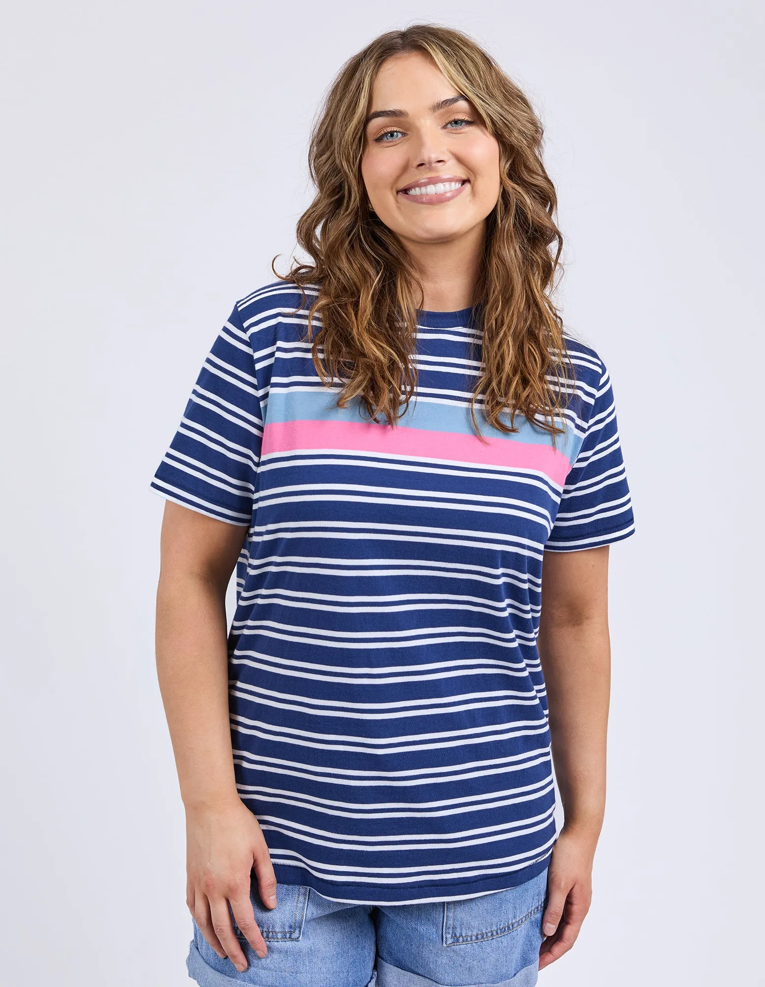 Sylvia Tee Blue Depths sold by Elm Lifestyle