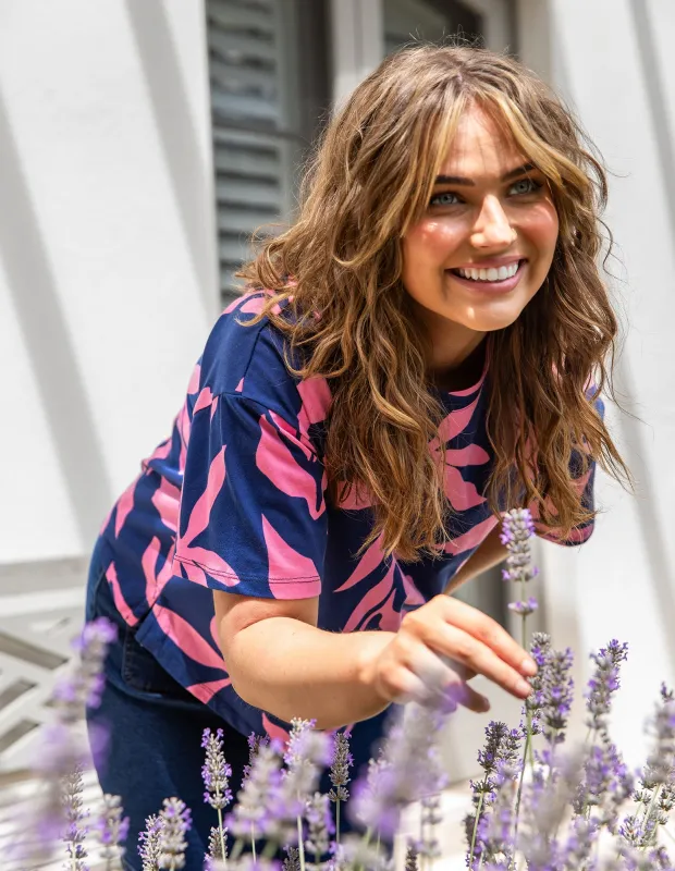 Mimosa Tee Blue Depth sold by Elm Lifestyle