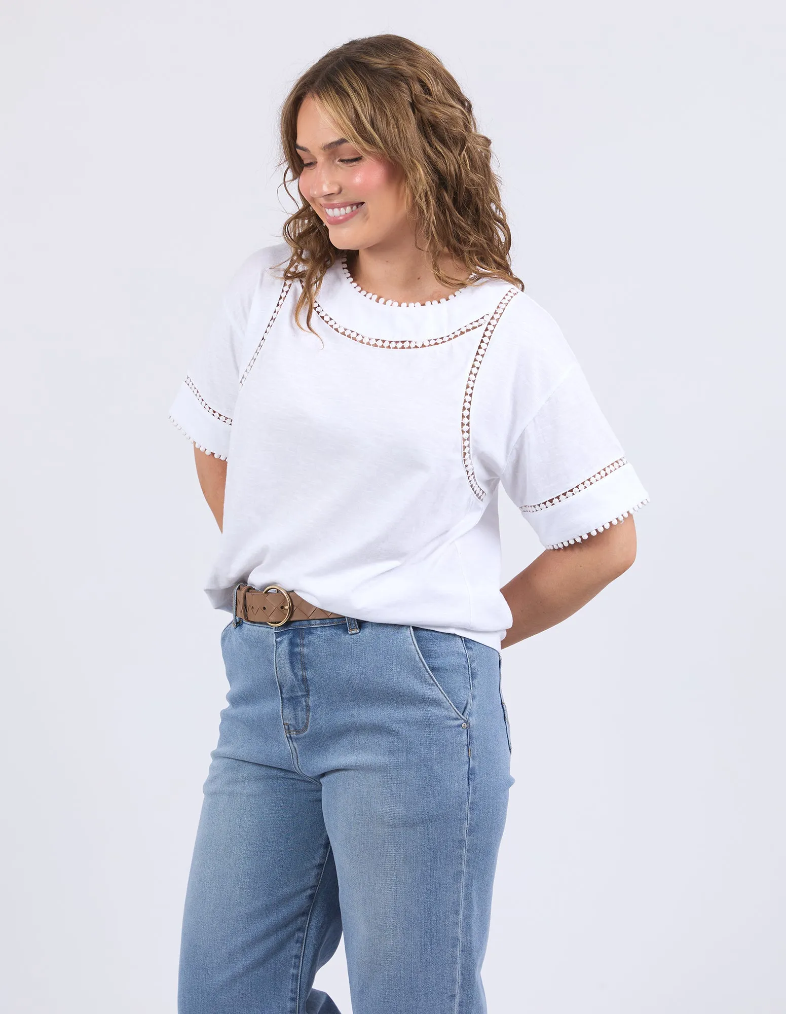 Abagail Top White sold by Elm Lifestyle product image thumbnail 5