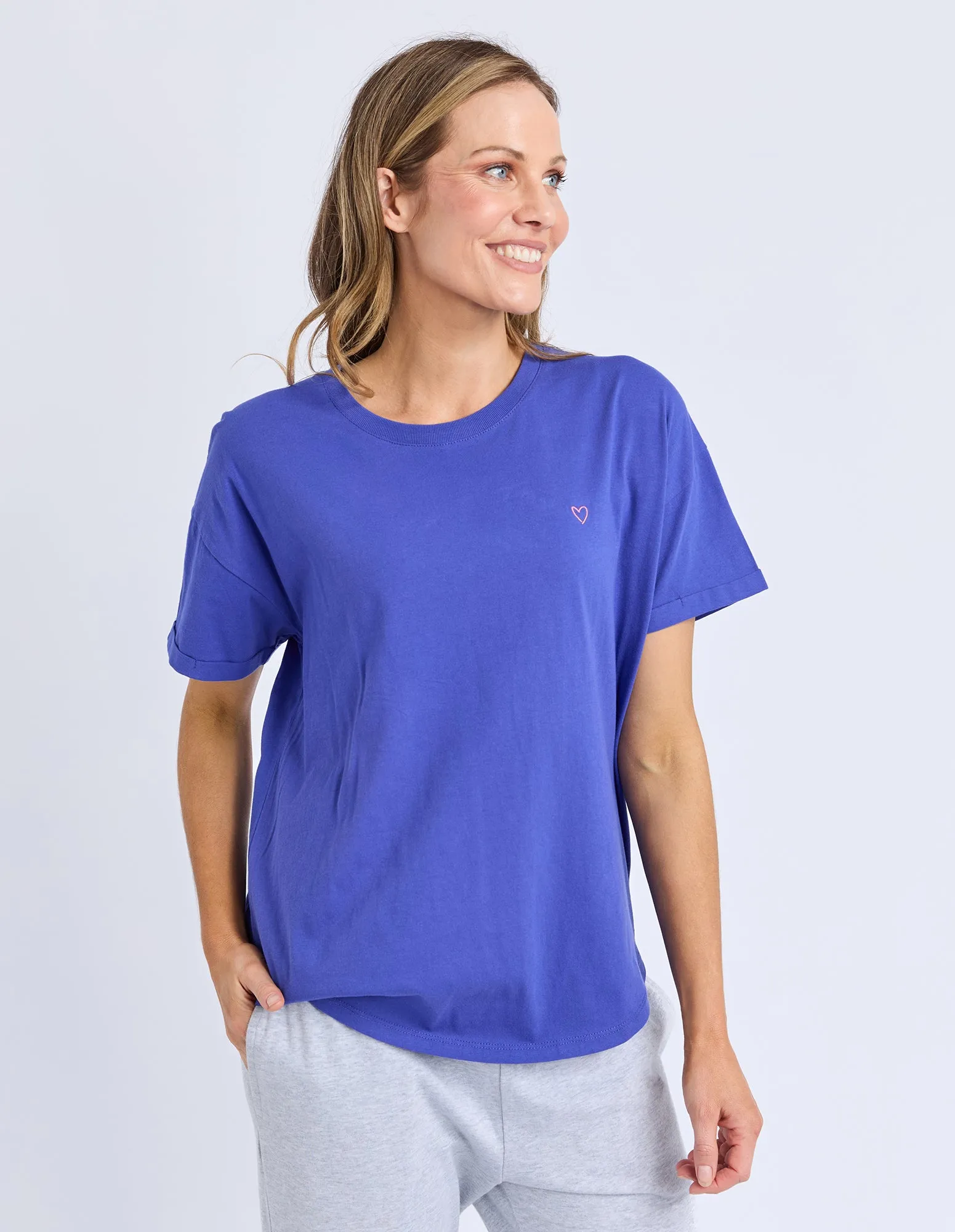 Halli S/S Tee Ocean Blue sold by Elm Lifestyle product image thumbnail 4