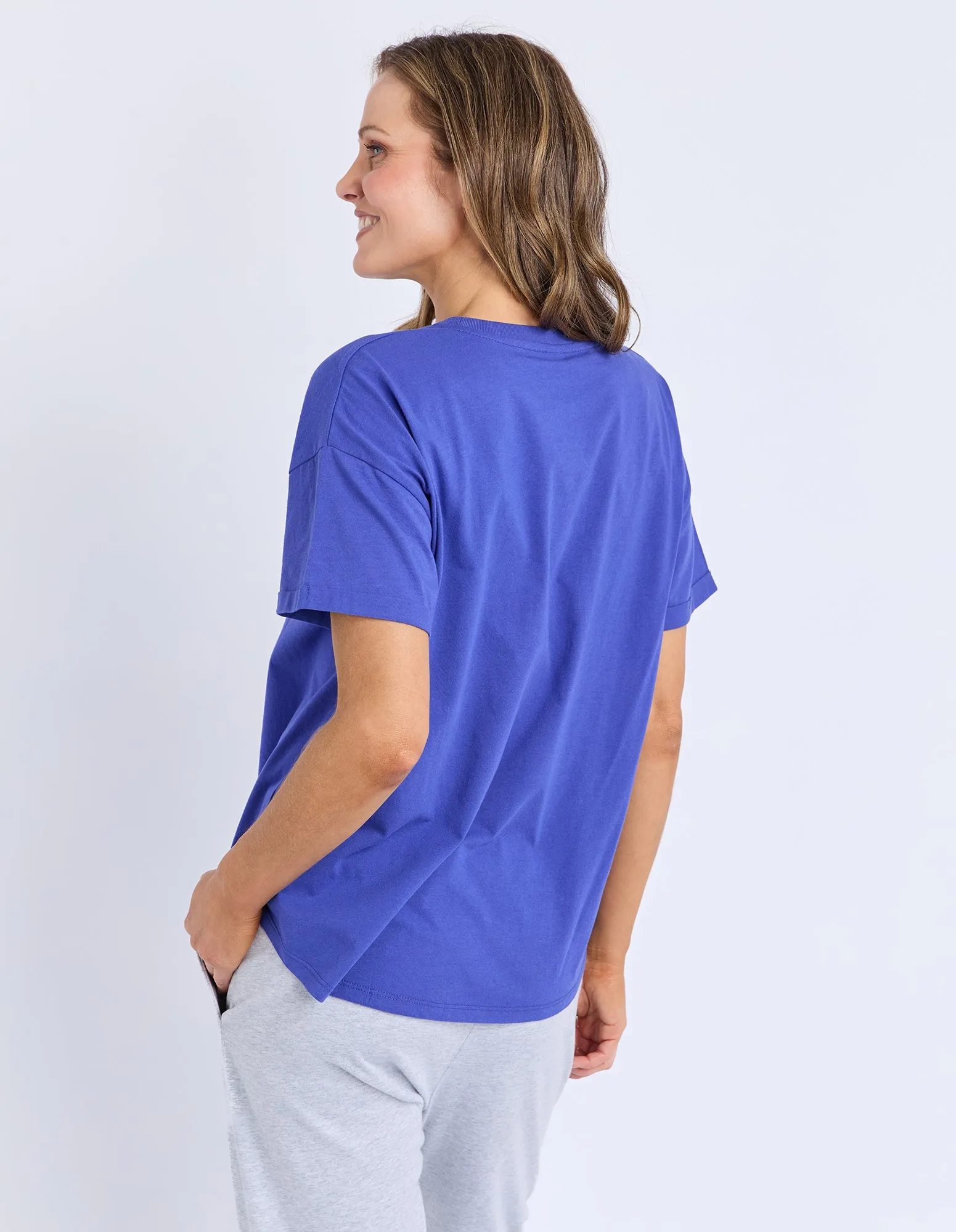 Halli S/S Tee Ocean Blue sold by Elm Lifestyle product image thumbnail 3