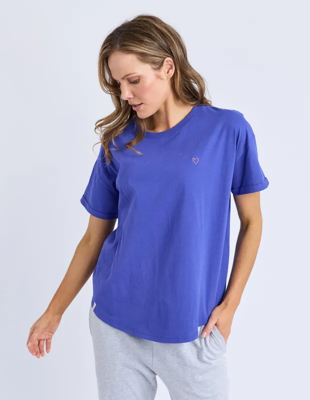 Halli S/S Tee Ocean Blue sold by Elm Lifestyle
