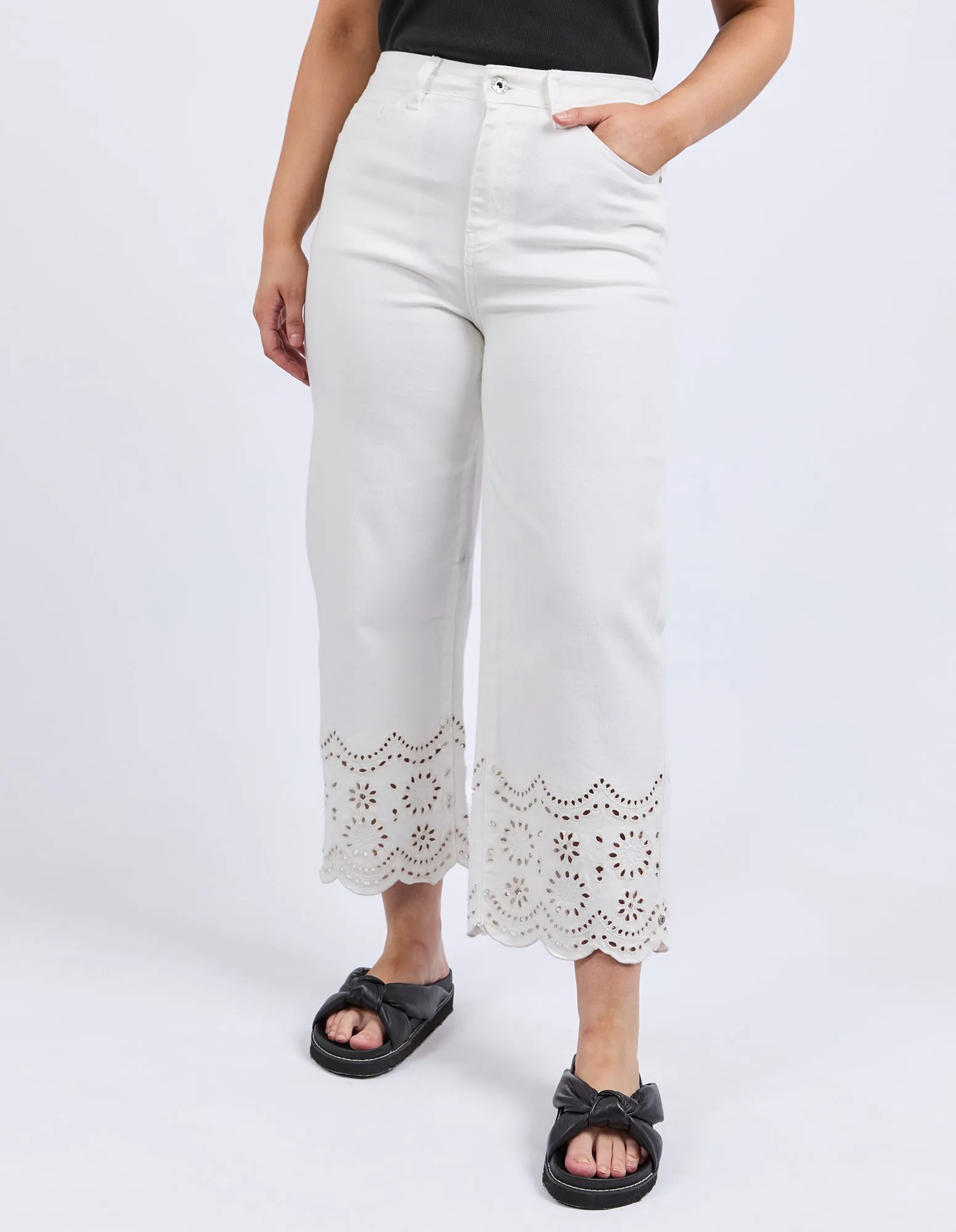 Lace Jean Vintage White sold by Elm Lifestyle product image thumbnail 2
