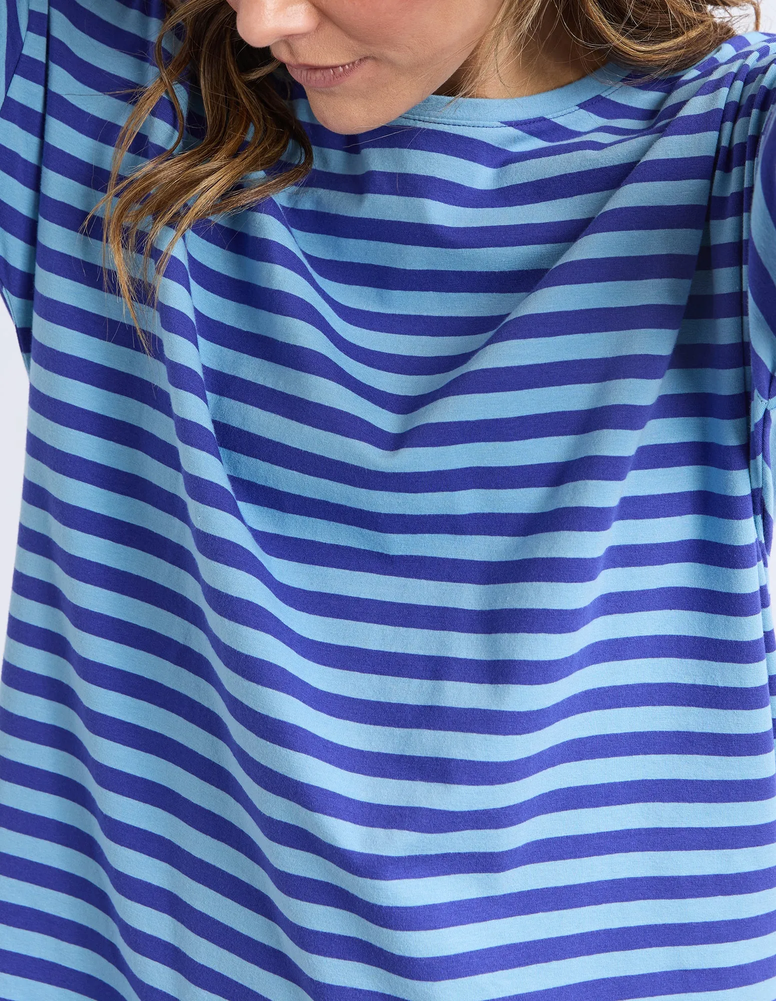 Lauren S/S Tee - Ocean Blue Stripe sold by Elm Lifestyle product image thumbnail 5