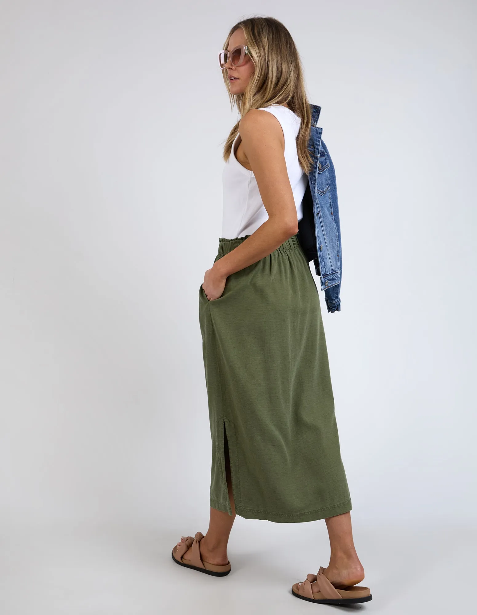 Mila Utility Skirt Clover sold by Elm Lifestyle product image thumbnail 3