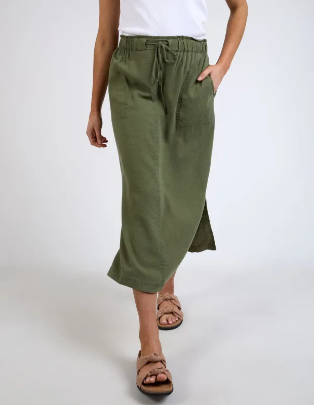 Mila Utility Skirt Clover sold by Elm Lifestyle