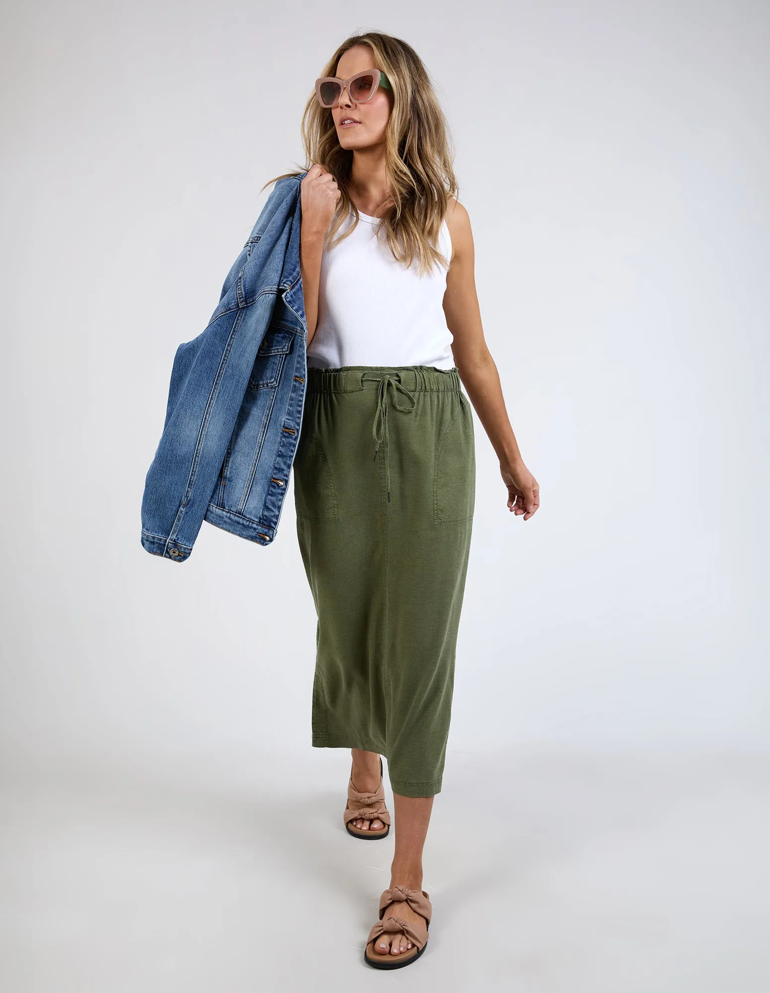 Mila Utility Skirt Clover sold by Elm Lifestyle product image thumbnail 2