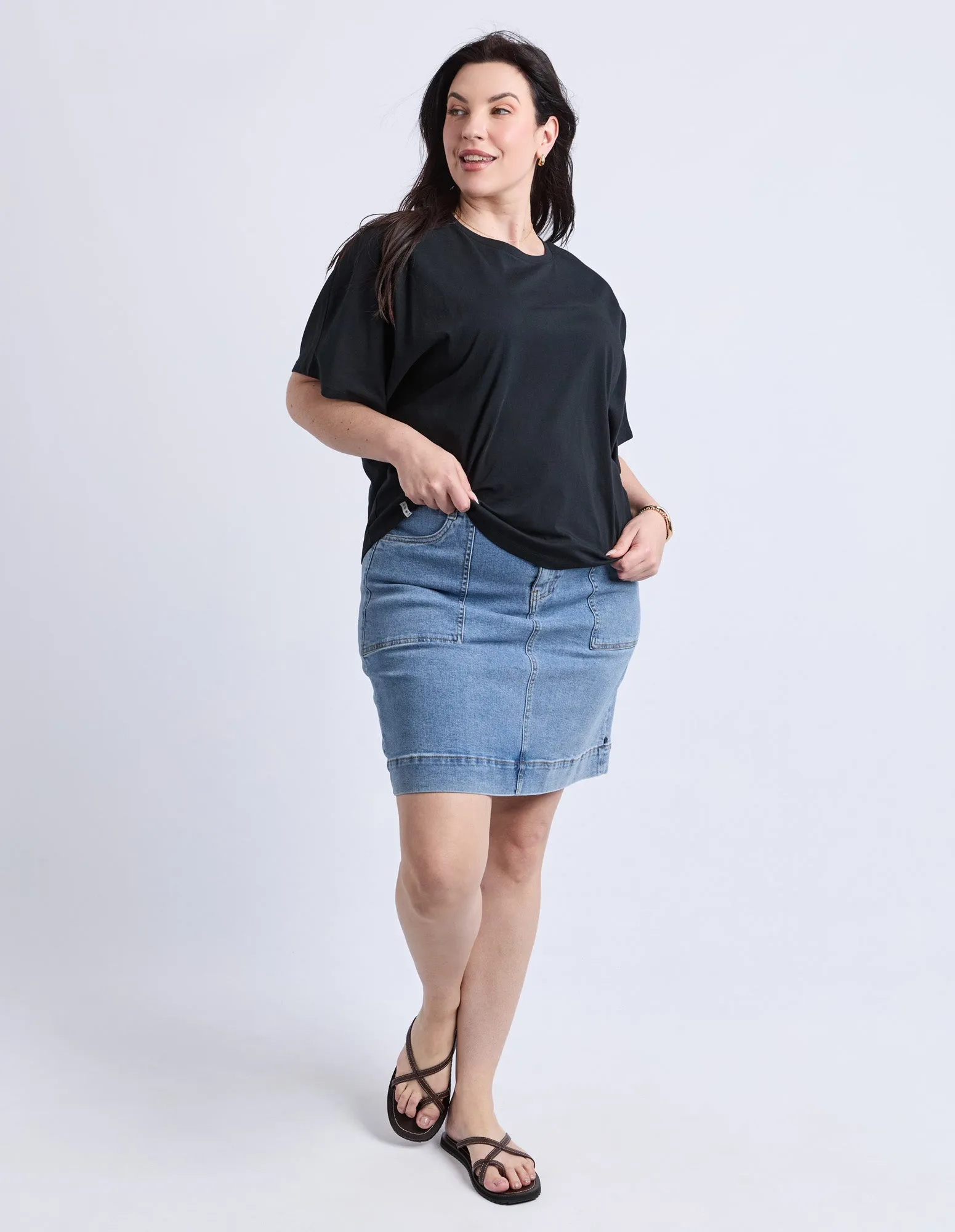 Luna Tee Black sold by Elm Lifestyle product image thumbnail 2