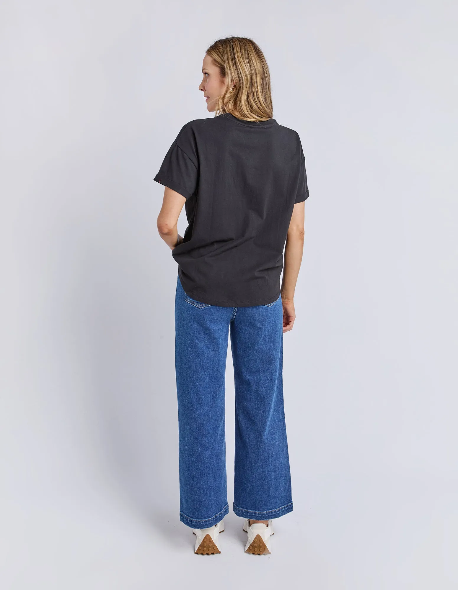 Halli S/S Tee Black sold by Elm Lifestyle product image thumbnail 3