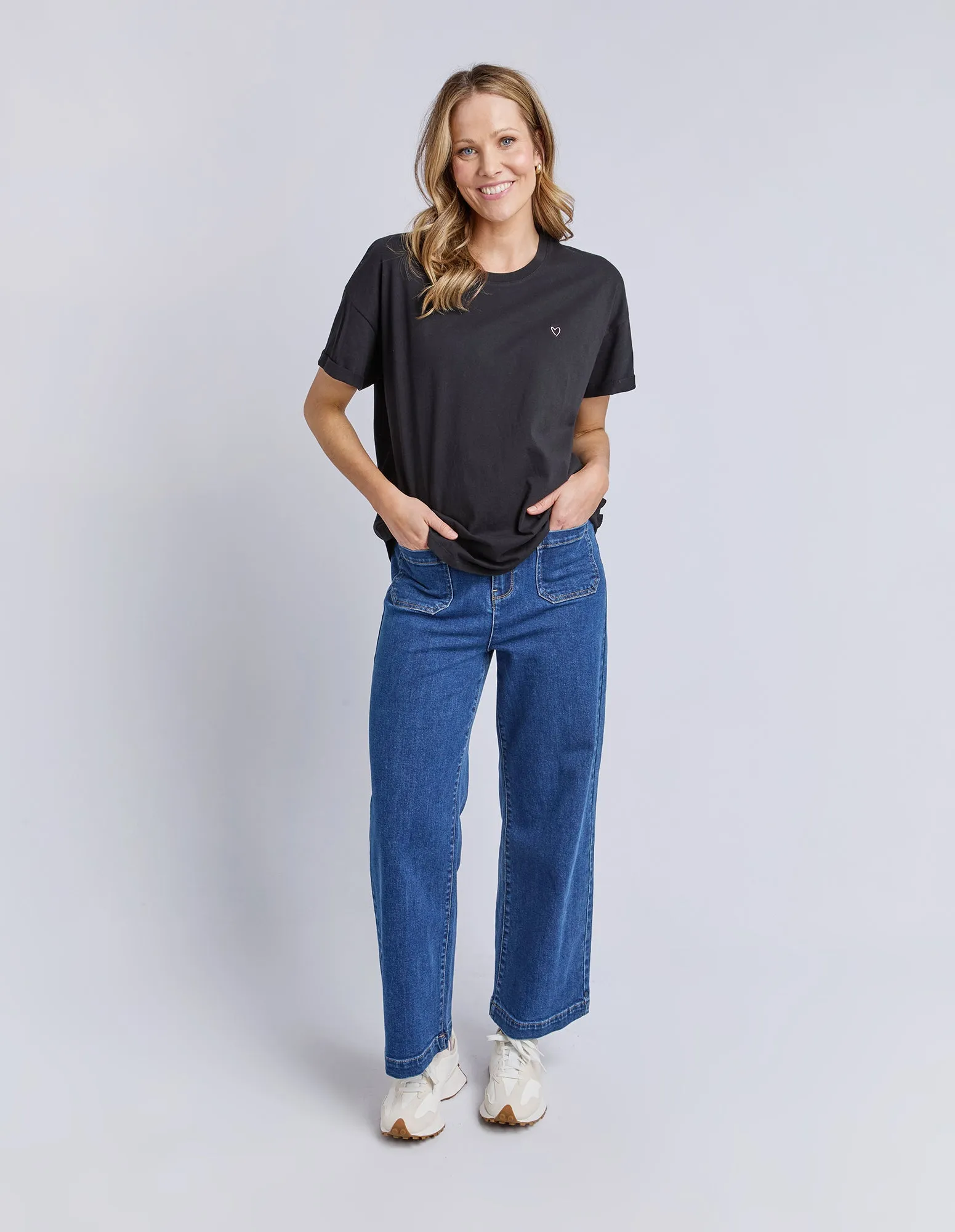 Halli S/S Tee Black sold by Elm Lifestyle product image thumbnail 2