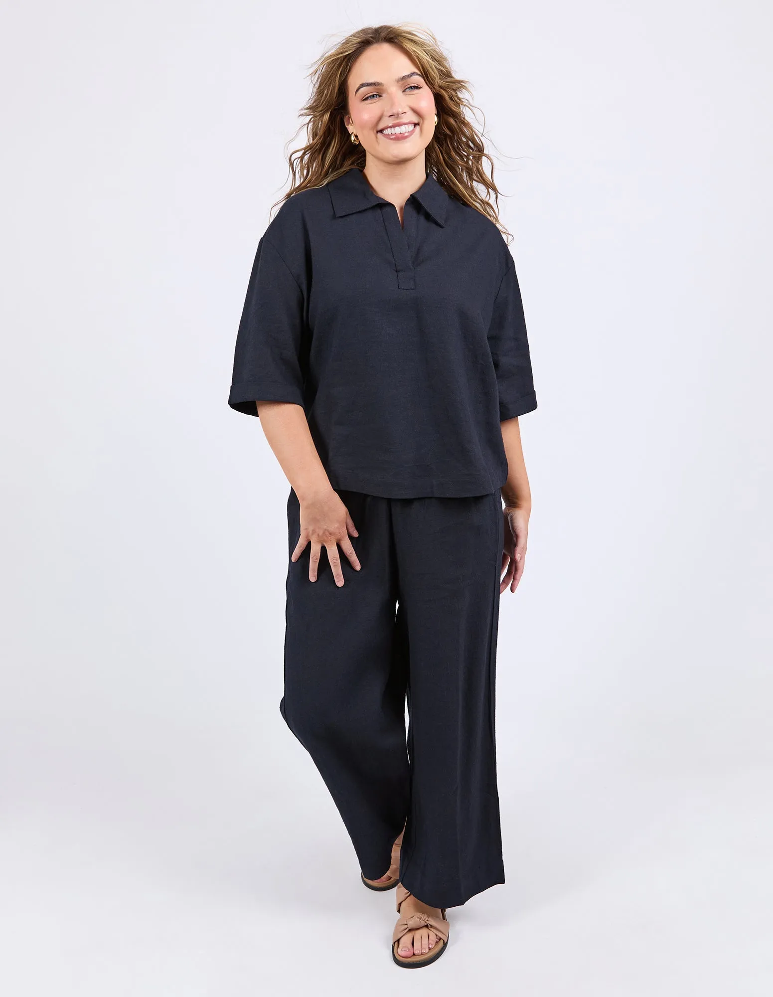 Jamila Shirt Dark Sapphire sold by Elm Lifestyle product image thumbnail 2
