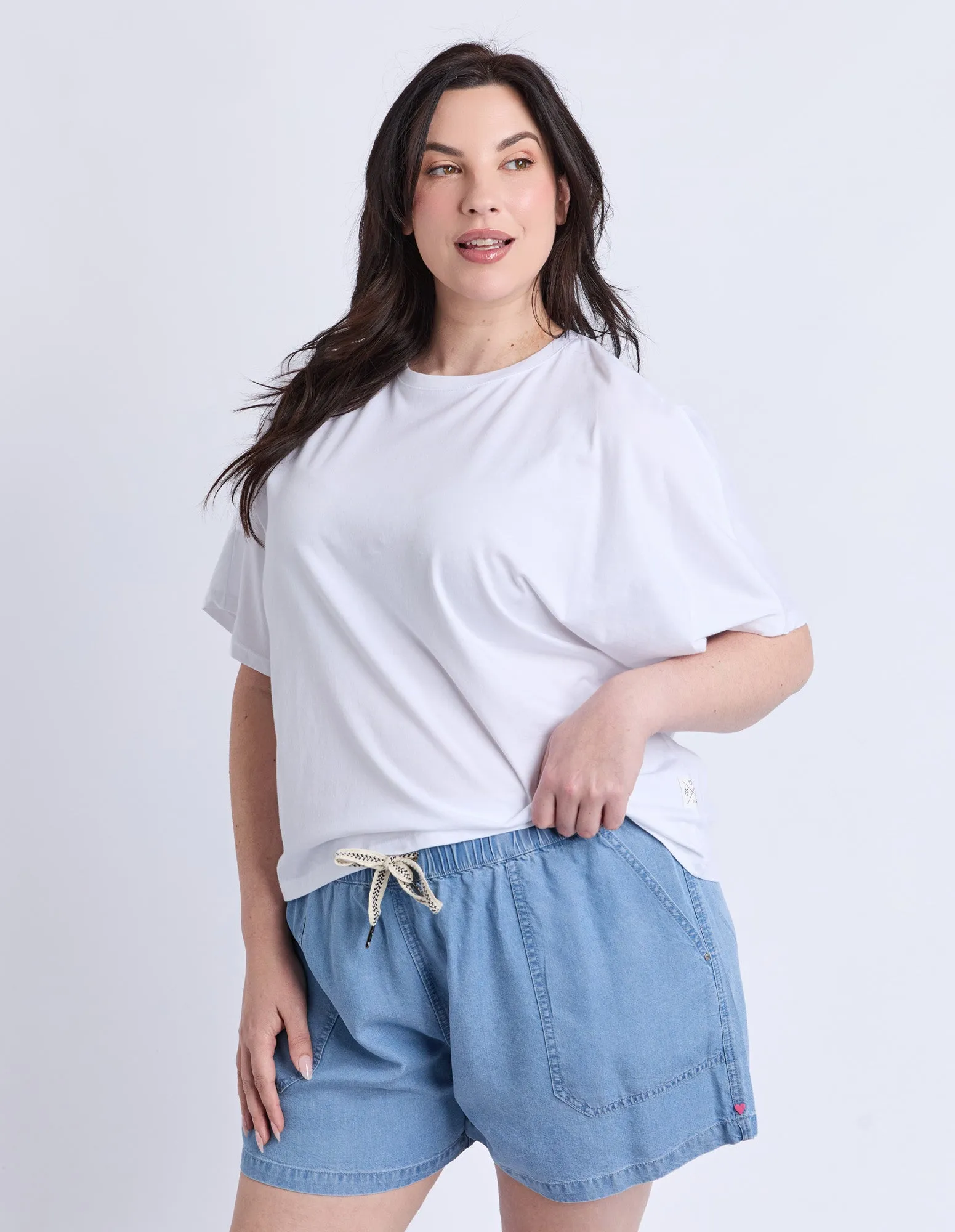 Luna Ss Tee White sold by Elm Lifestyle