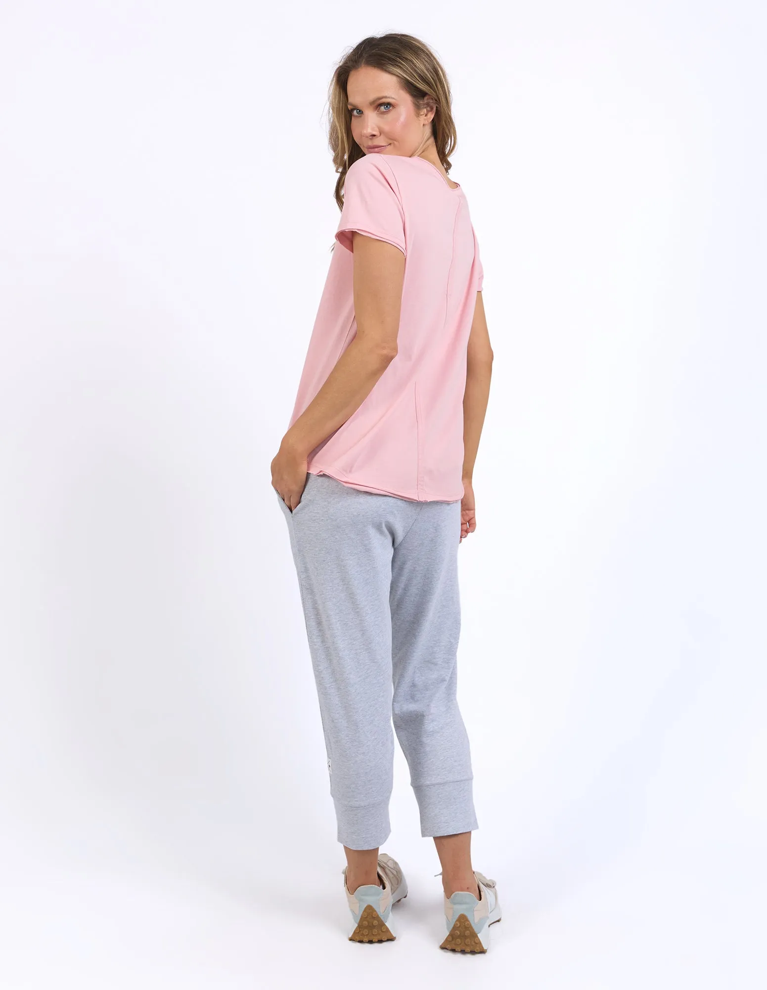 Pima Vee Tee Blush Pink sold by Elm Lifestyle product image thumbnail 3