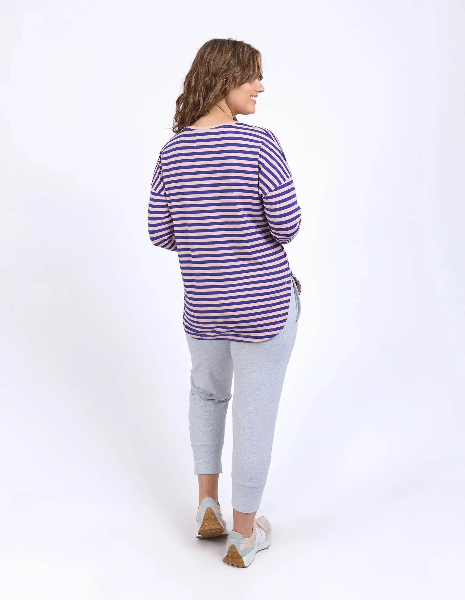 Lauren Long Sleeve Tee Deep Blue Striped sold by Elm Lifestyle product image thumbnail 3