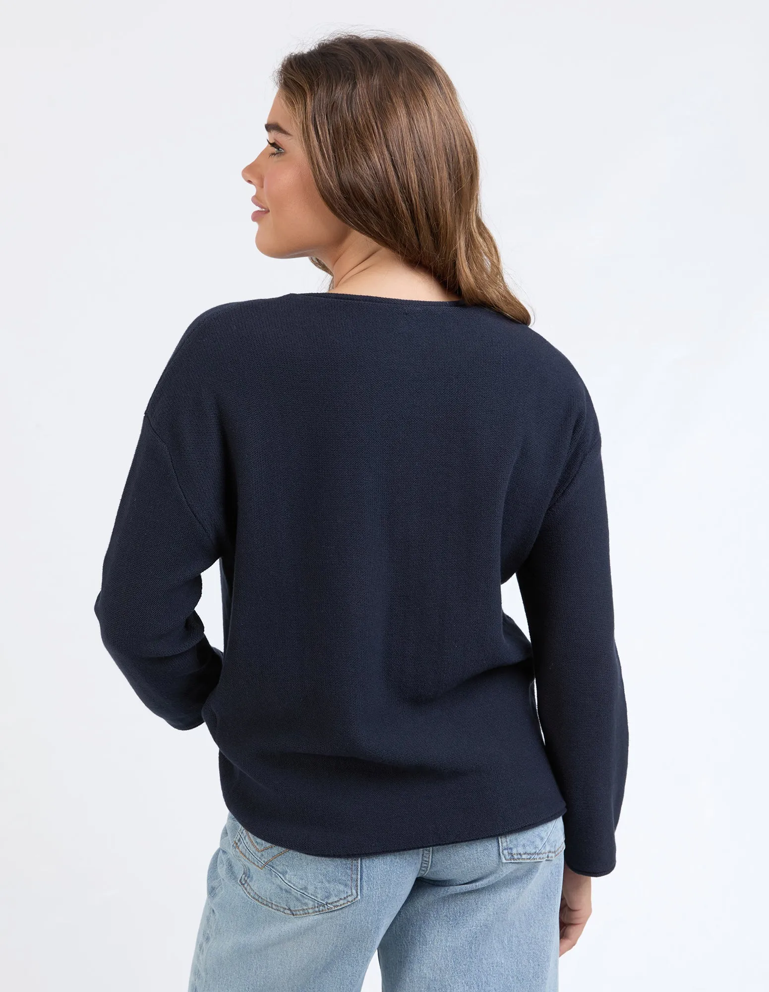 Marley Knit Dark Sapphire sold by Elm Lifestyle product image thumbnail 4
