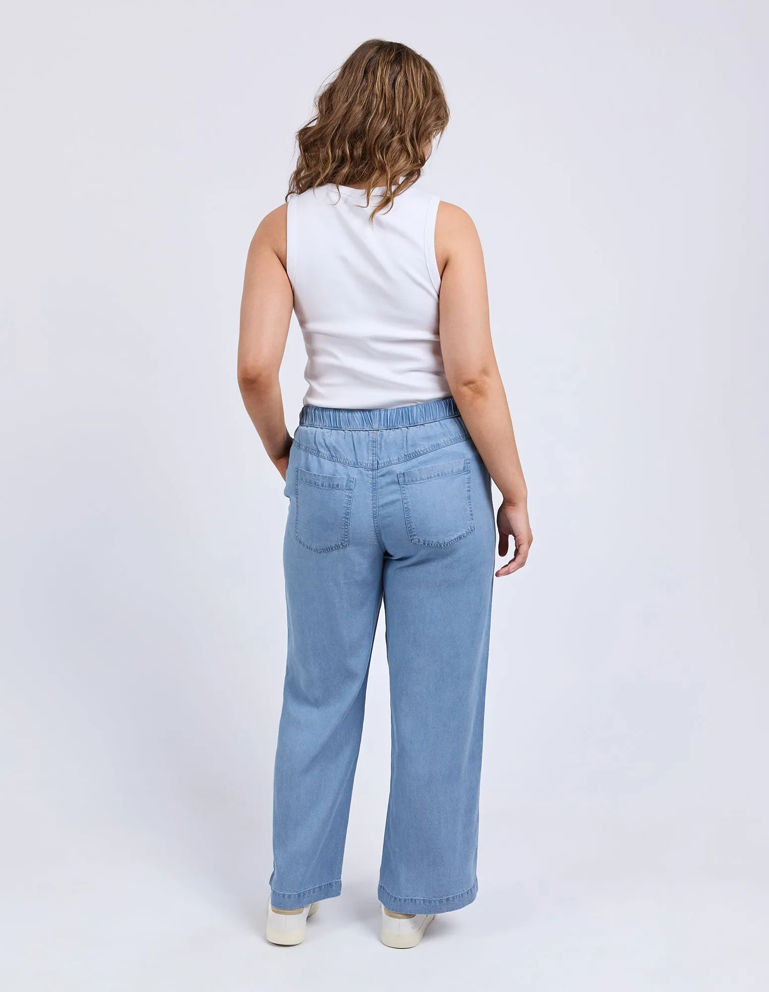 Payton Chambray Pant Mid Blue Wash sold by Elm Lifestyle product image thumbnail 3