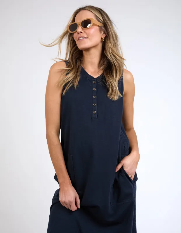 Elysian Dress Navy sold by Elm Lifestyle