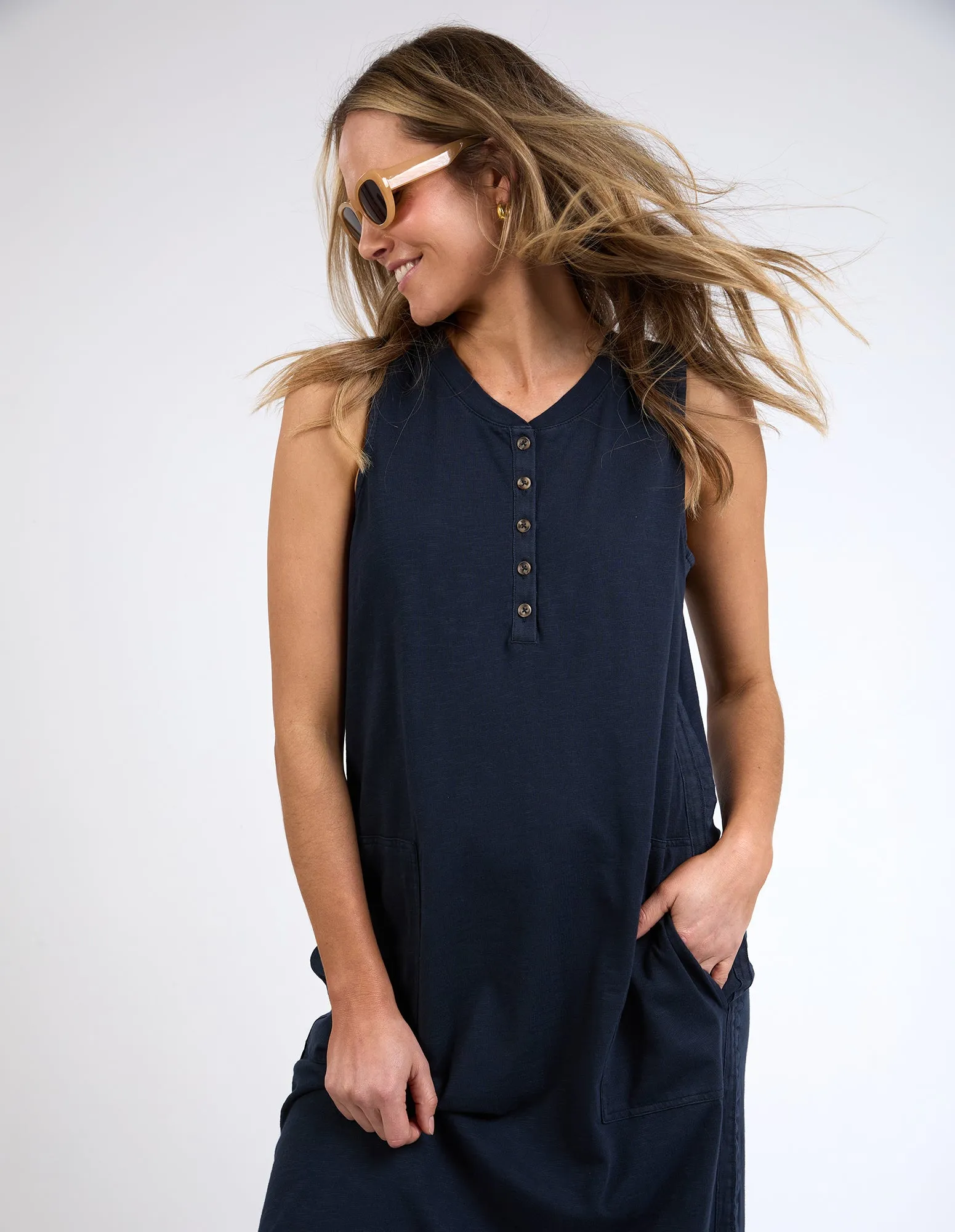 Elysian Dress Navy sold by Elm Lifestyle product image thumbnail 3