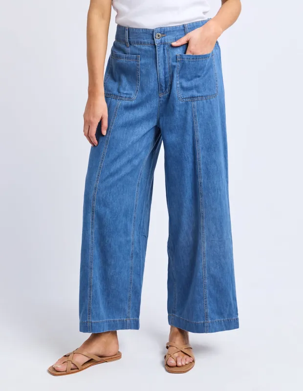 Fee Front Pocket Jean Mid Blue Wash sold by Elm Lifestyle