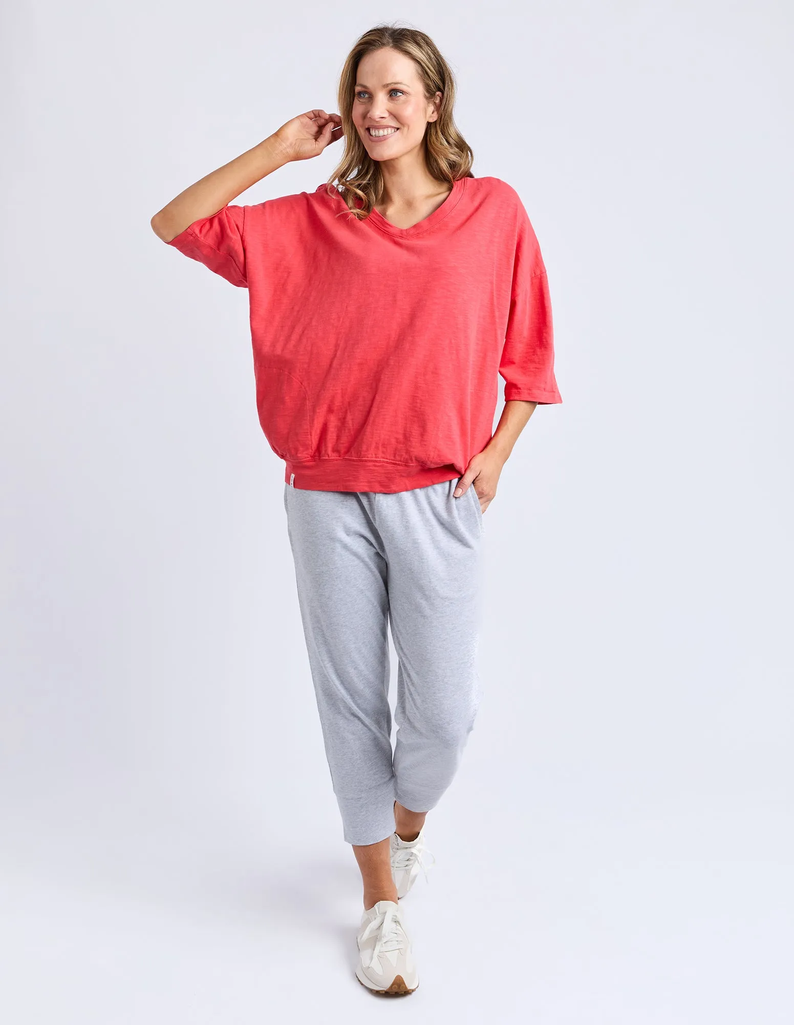 Mazie Vee Neck Cayenne sold by Elm Lifestyle product image thumbnail 2