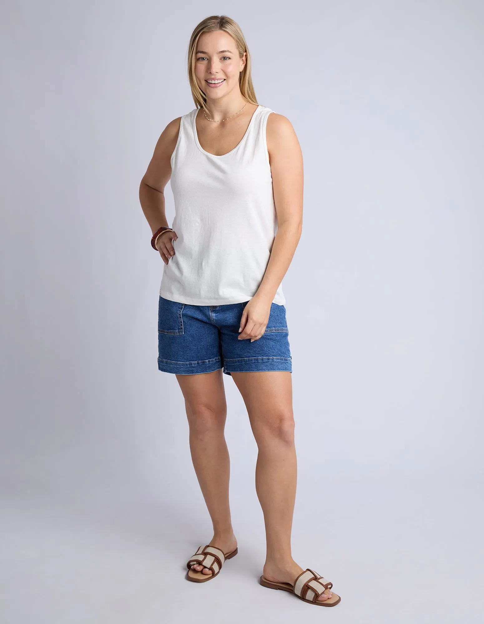 Evie Tank White sold by Elm Lifestyle product image thumbnail 5