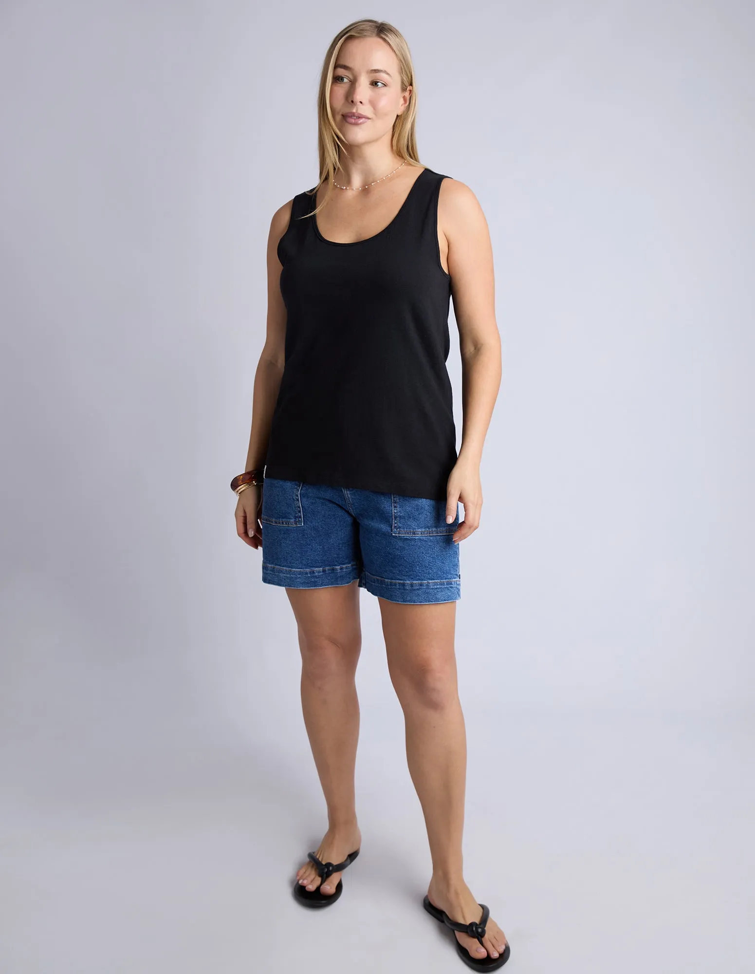 Evie Tank Black sold by Elm Lifestyle product image thumbnail 2